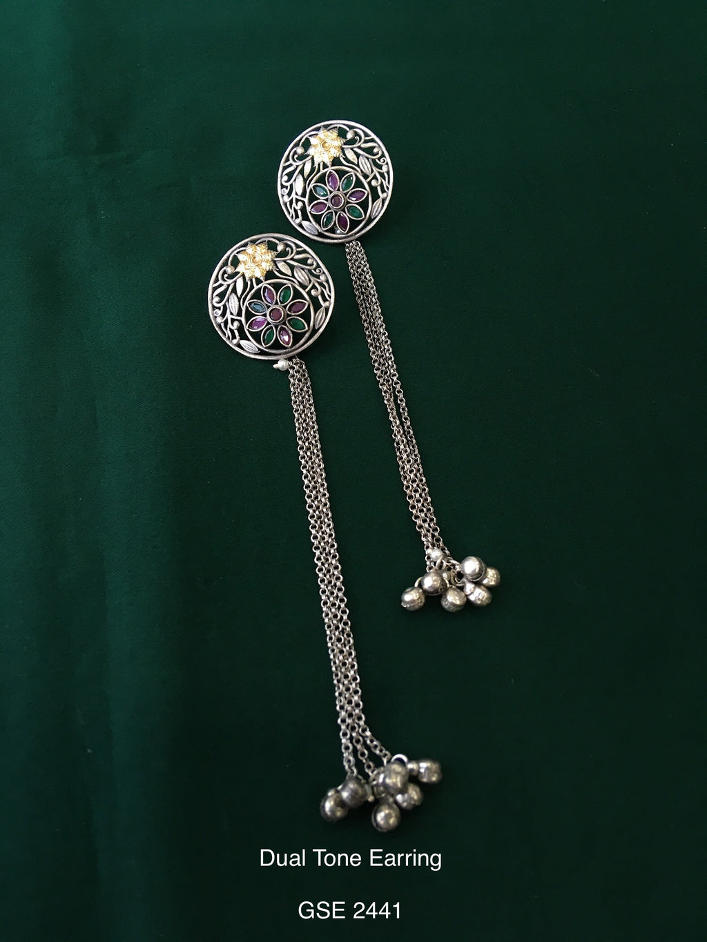 Antique Dual tone Earrings