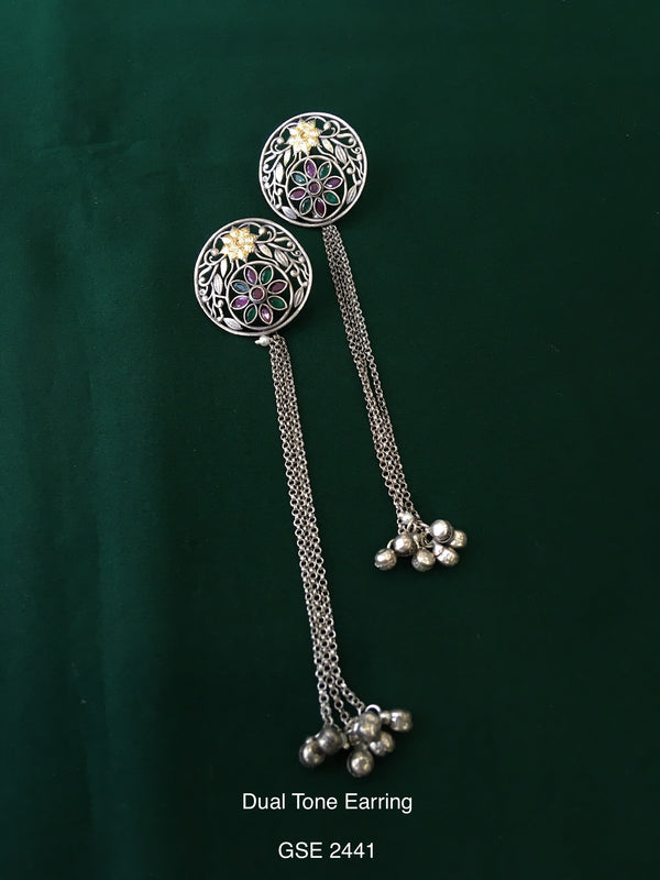Antique Dual tone Earrings