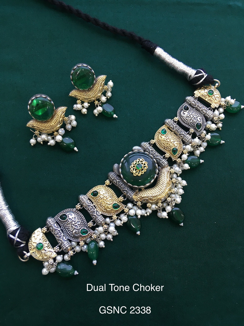 Antique Dual Tone Choker