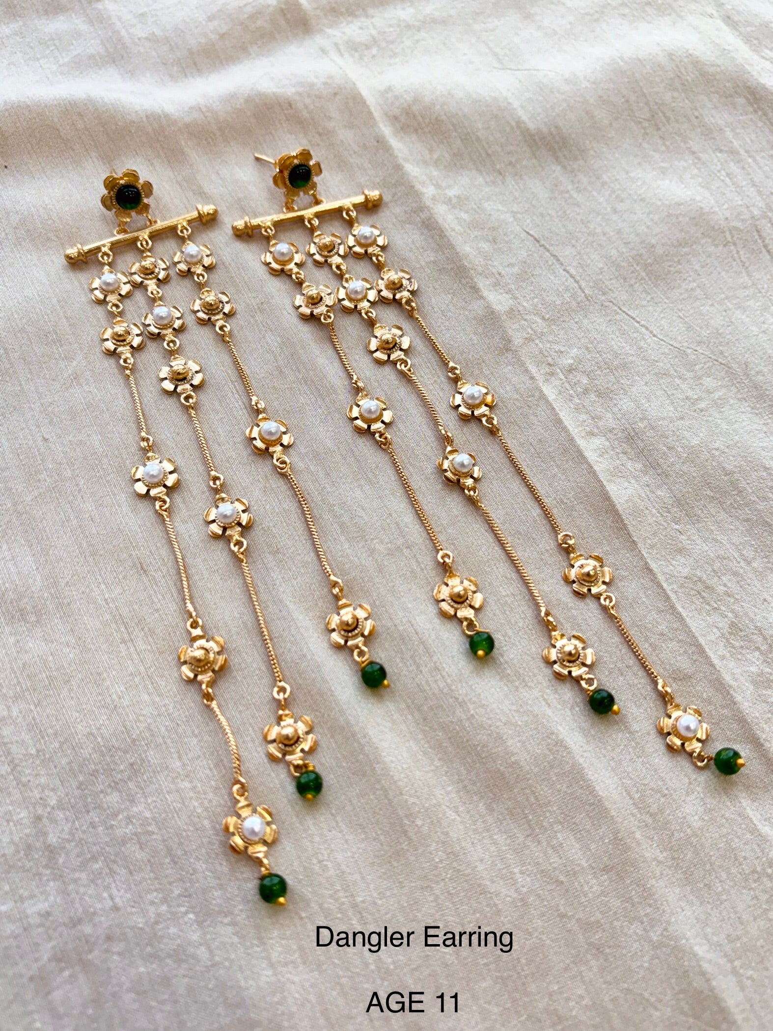 Ethno Gold Earring