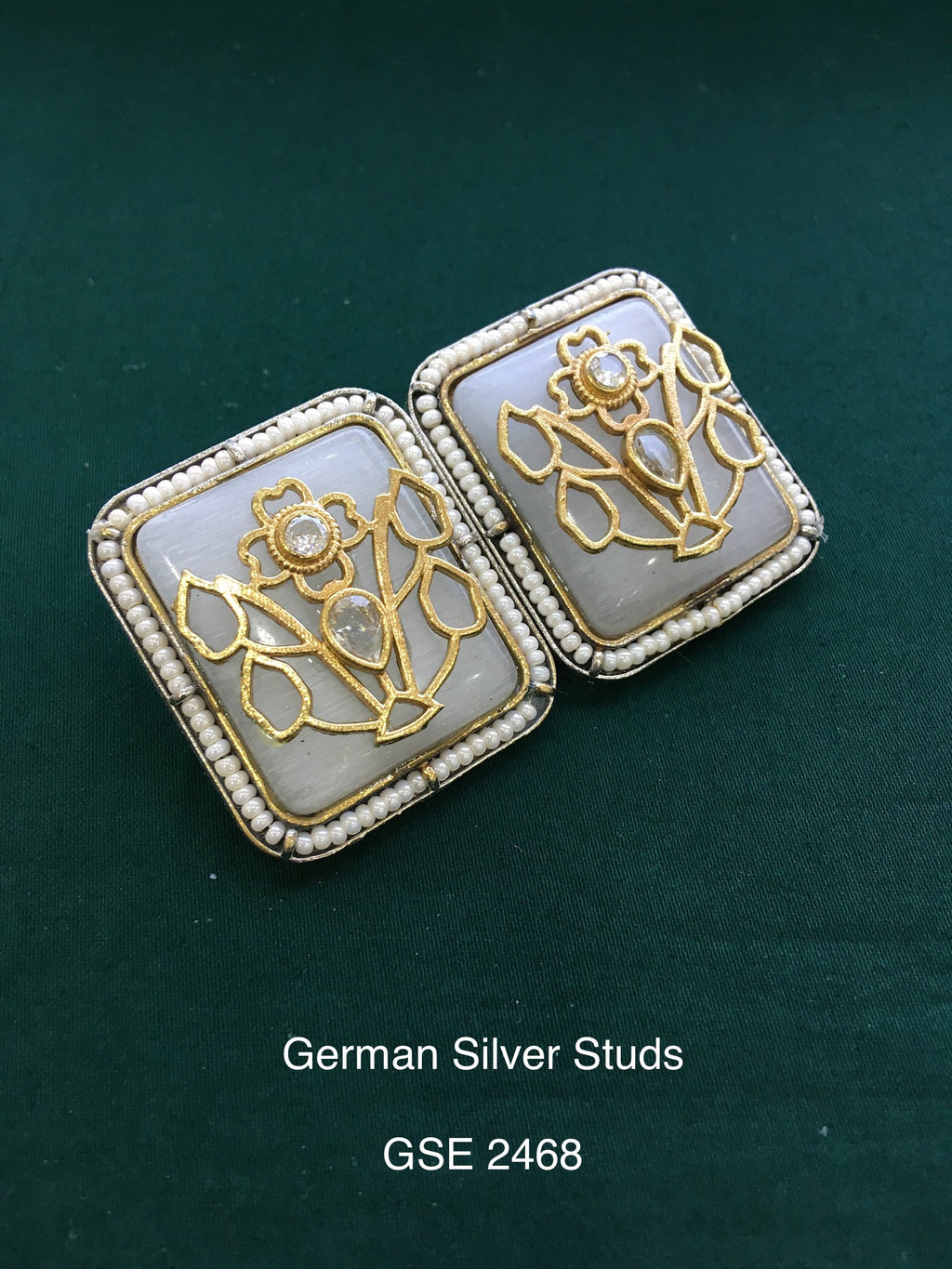 Antique Dual Tone Earring