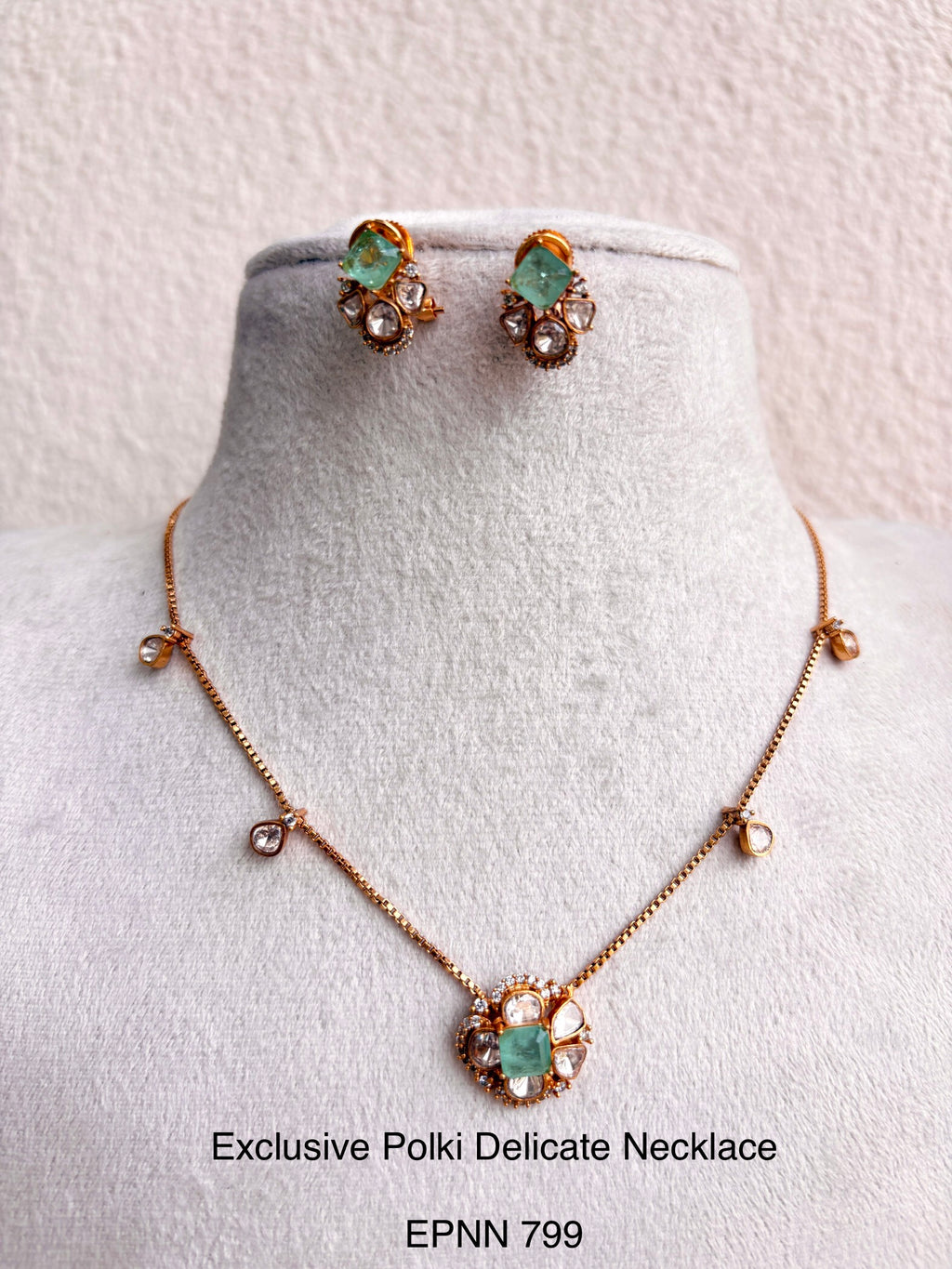Demi Fine Moisannites Delicate Necklace