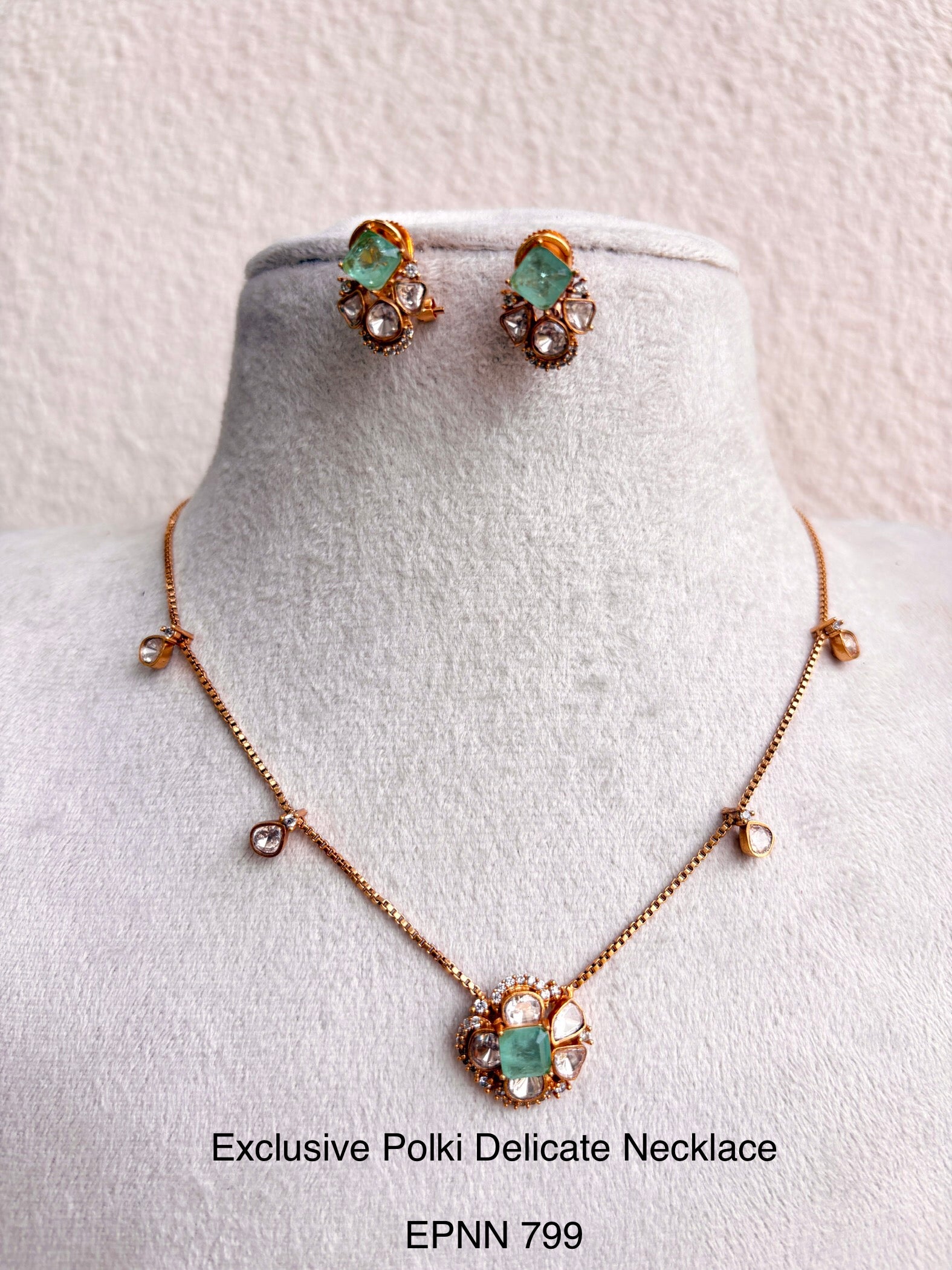 Demi Fine Moisannites Delicate Necklace