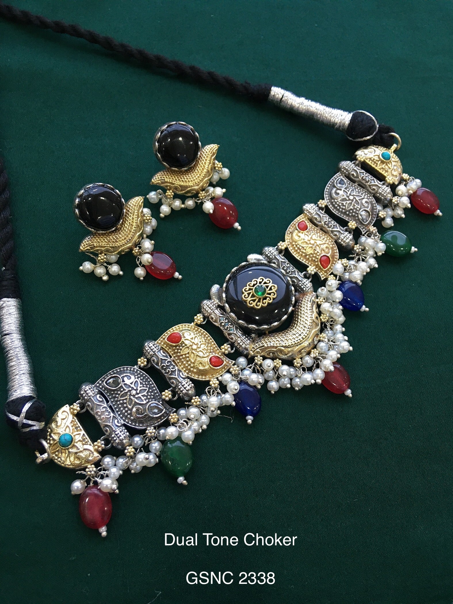 Antique Dual Tone Choker