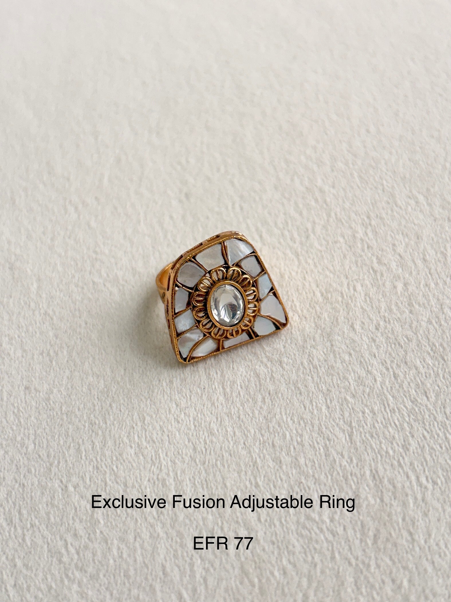 Neo Traditional Finger Ring