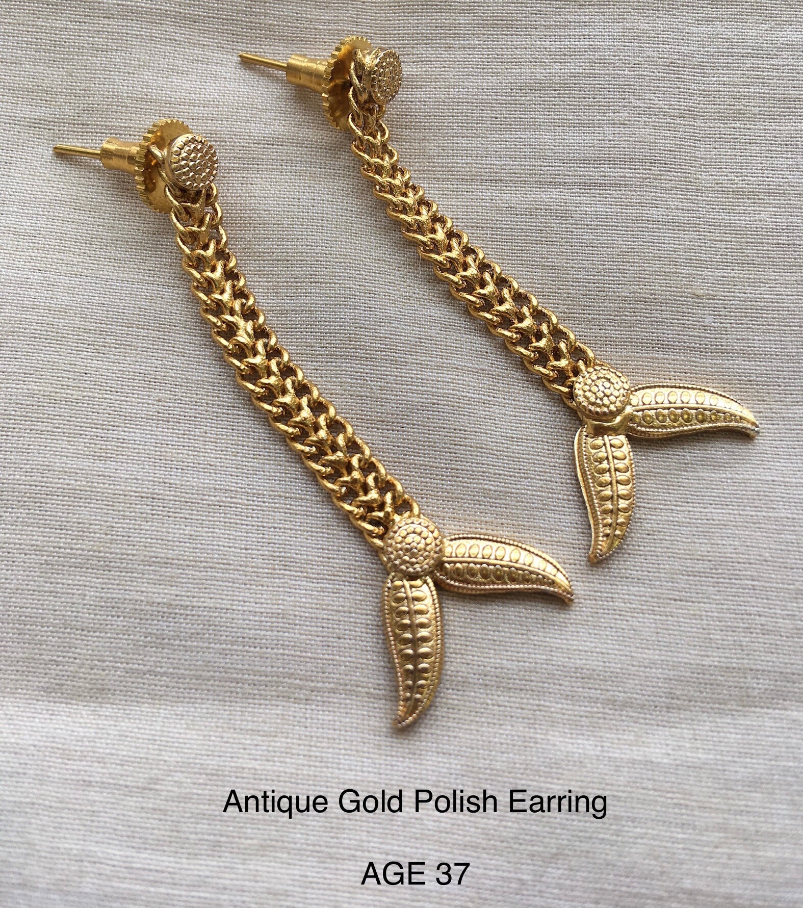 Ethno Gold Earring