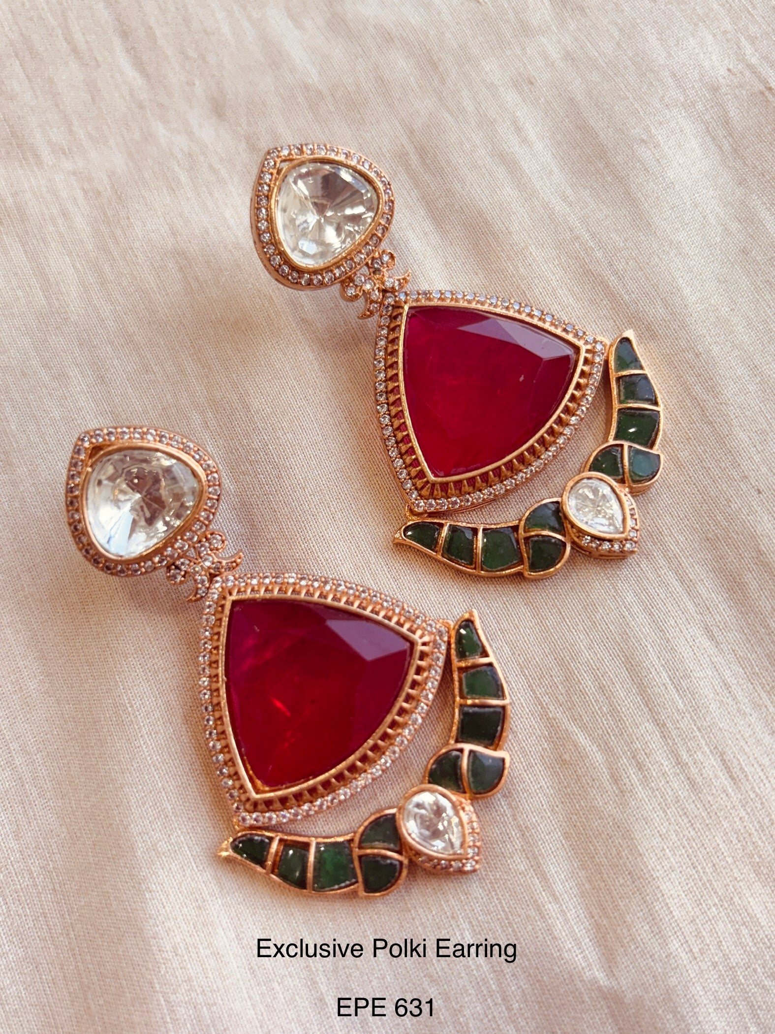Demi Fine Polki Earrings