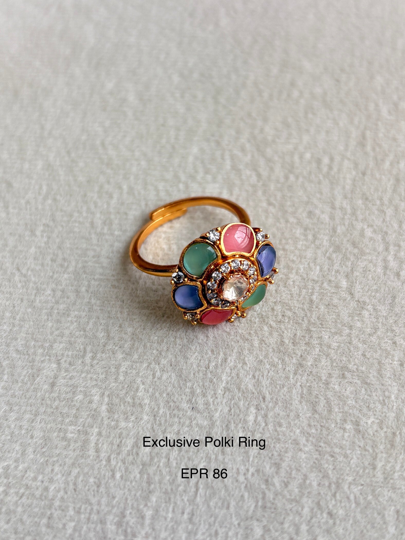 Demi Fine Moisannites Finger Ring