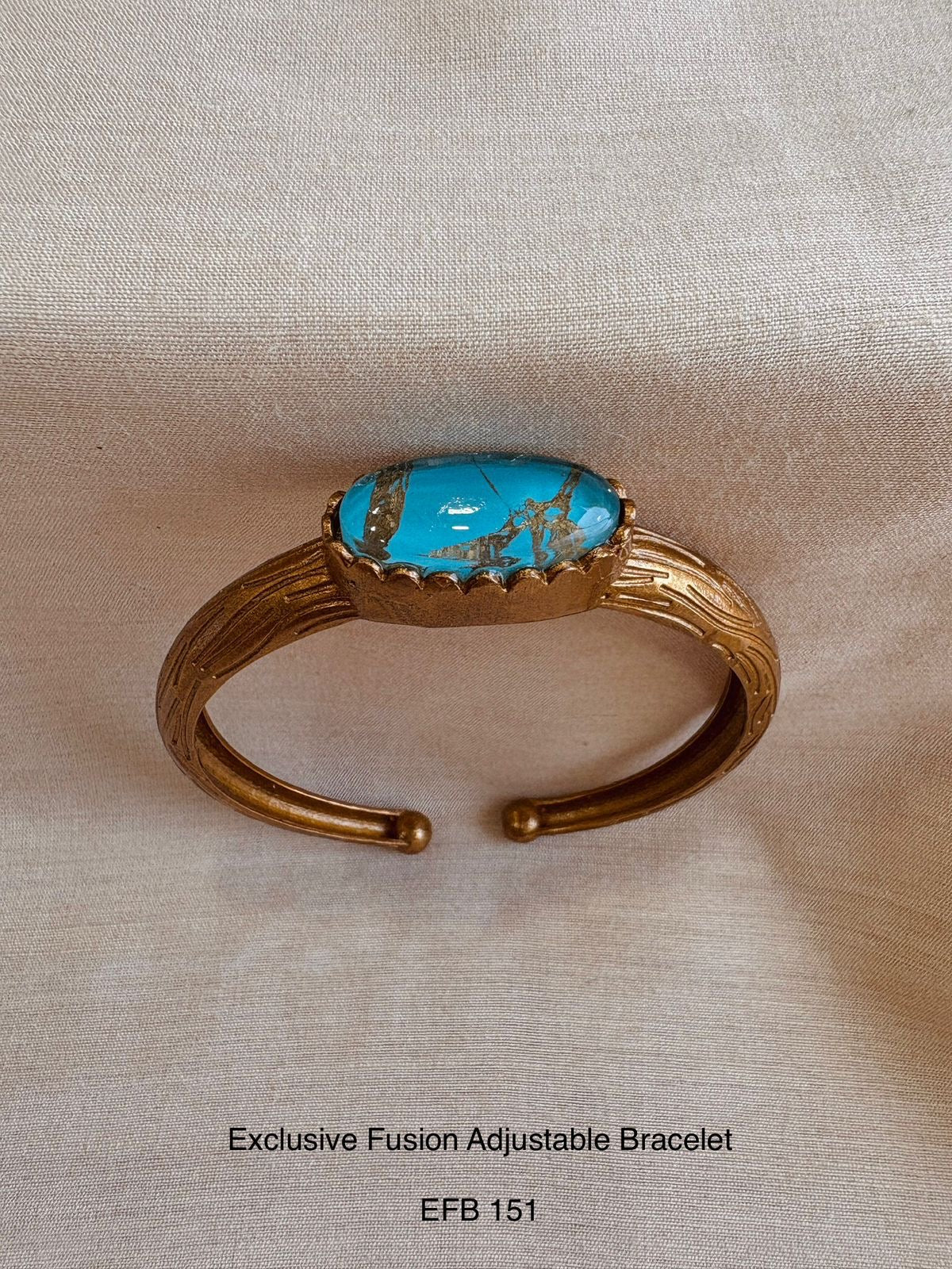 Ethno Stone Adjustable Bracelet