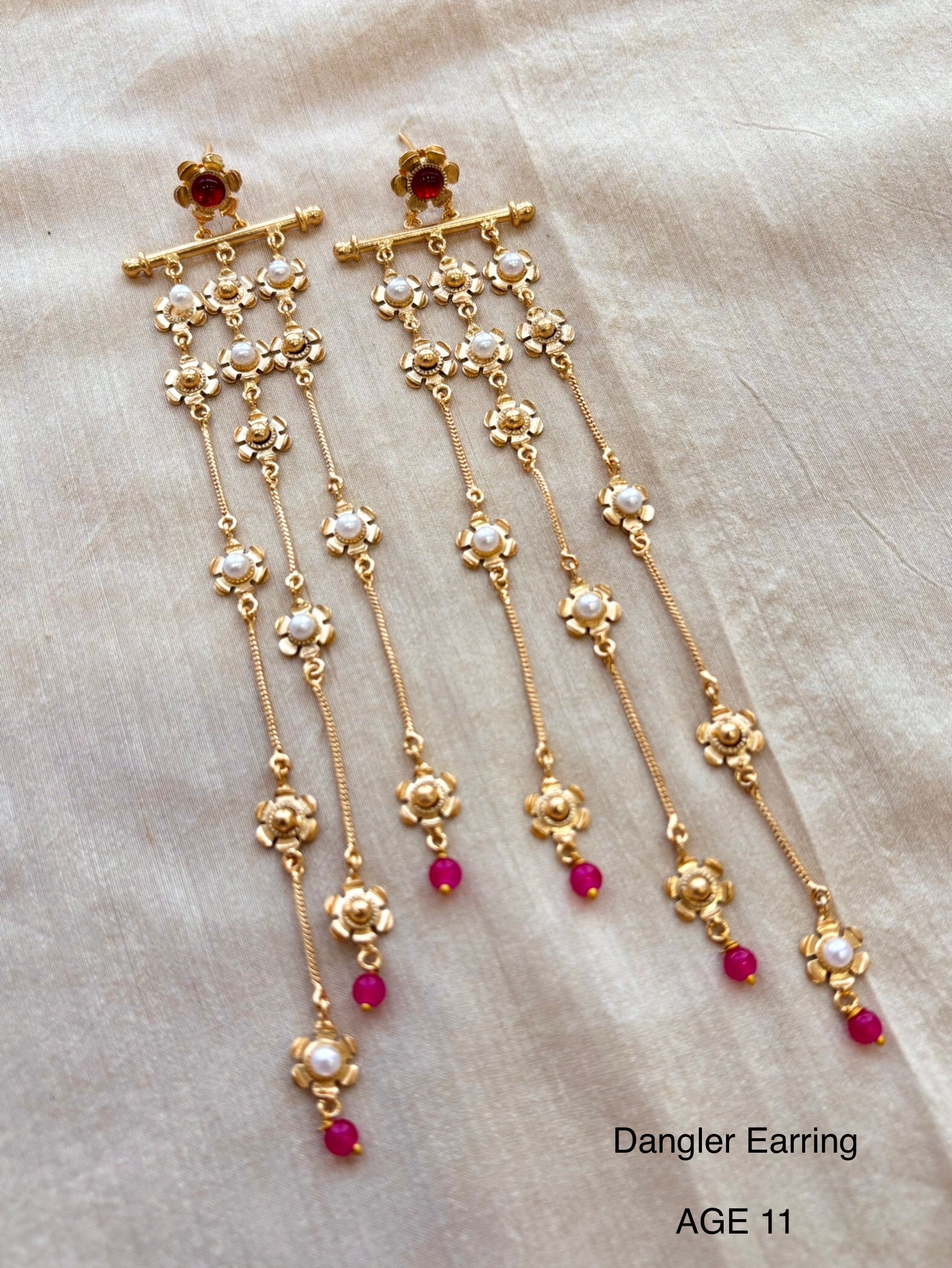 Ethno Gold Earring