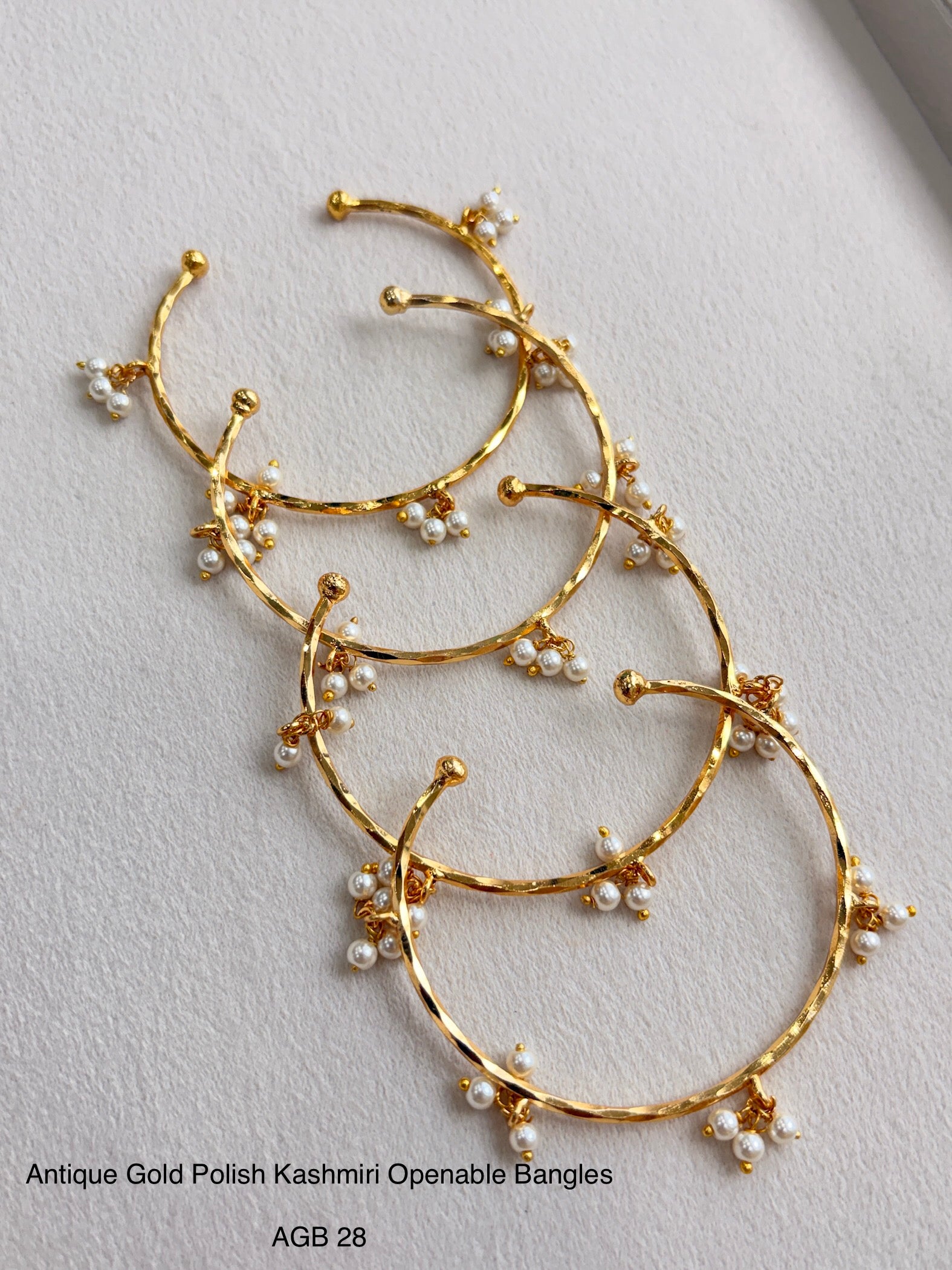 Ethno Gold Bangles