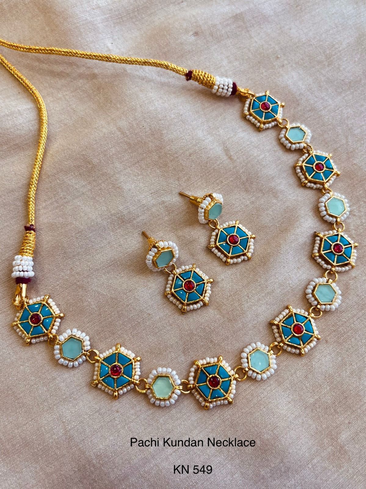 Indo Contemporary Kundan Necklace