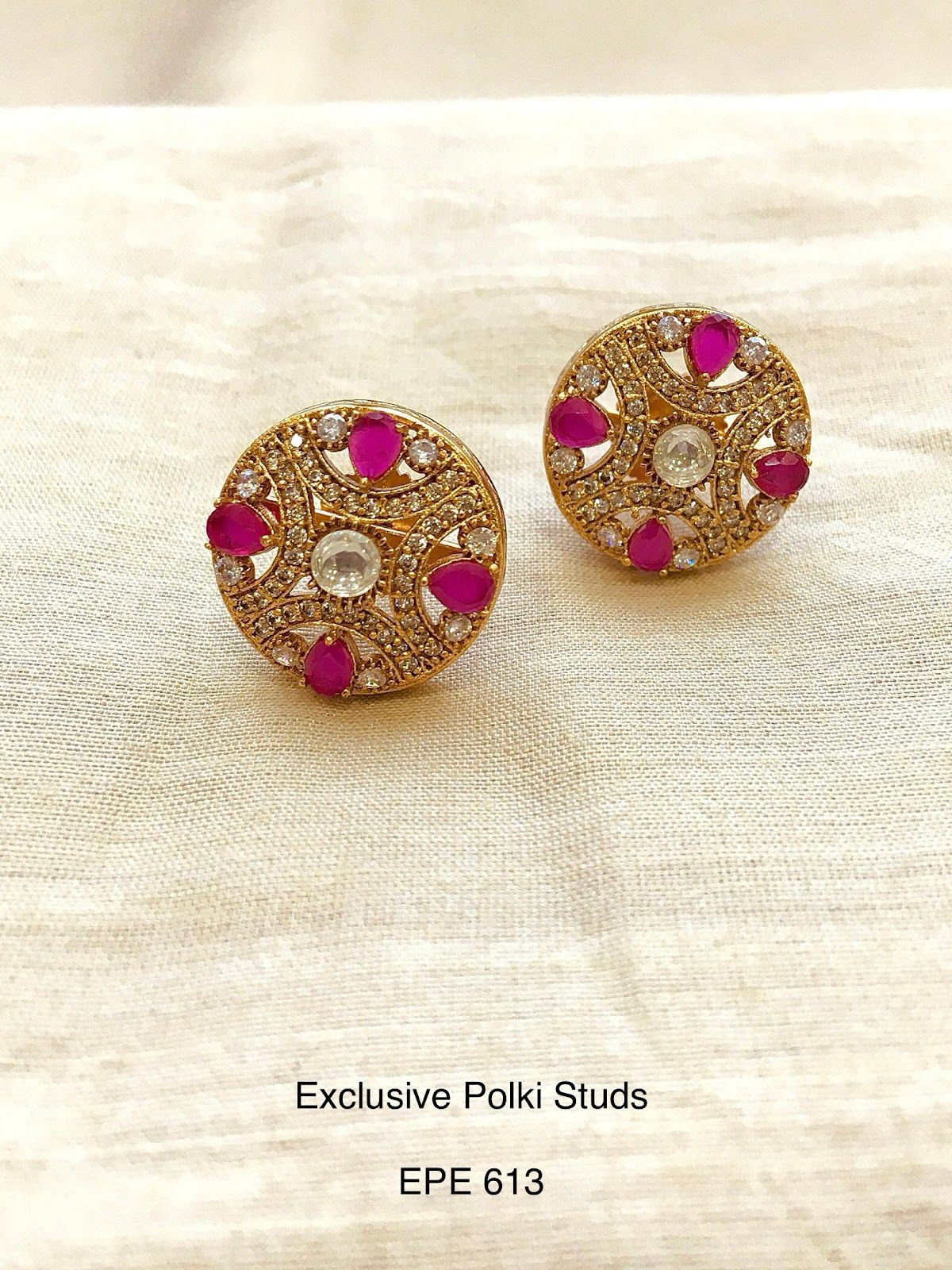 Demi Fine Polki Studs