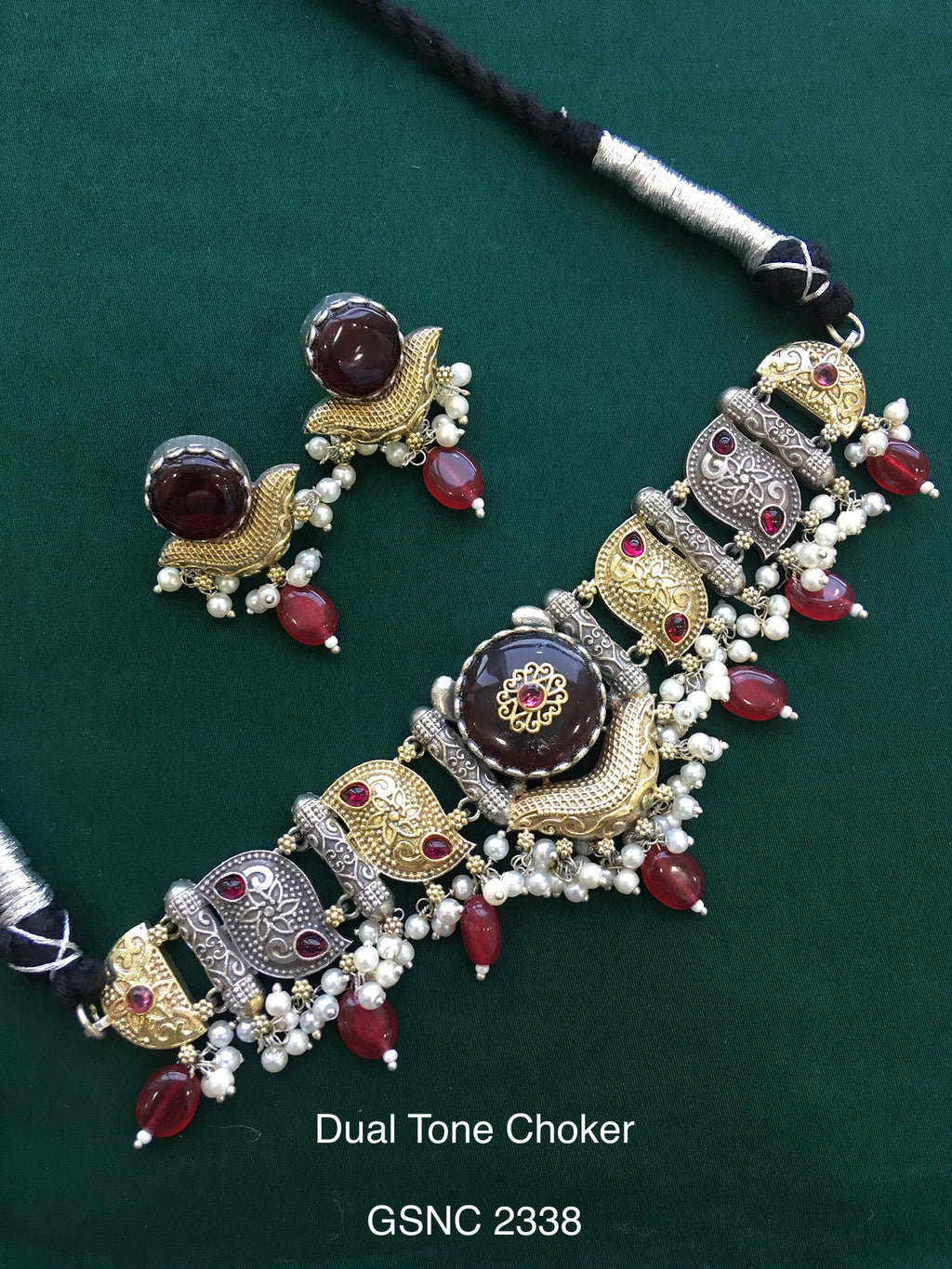 Antique Dual Tone Choker