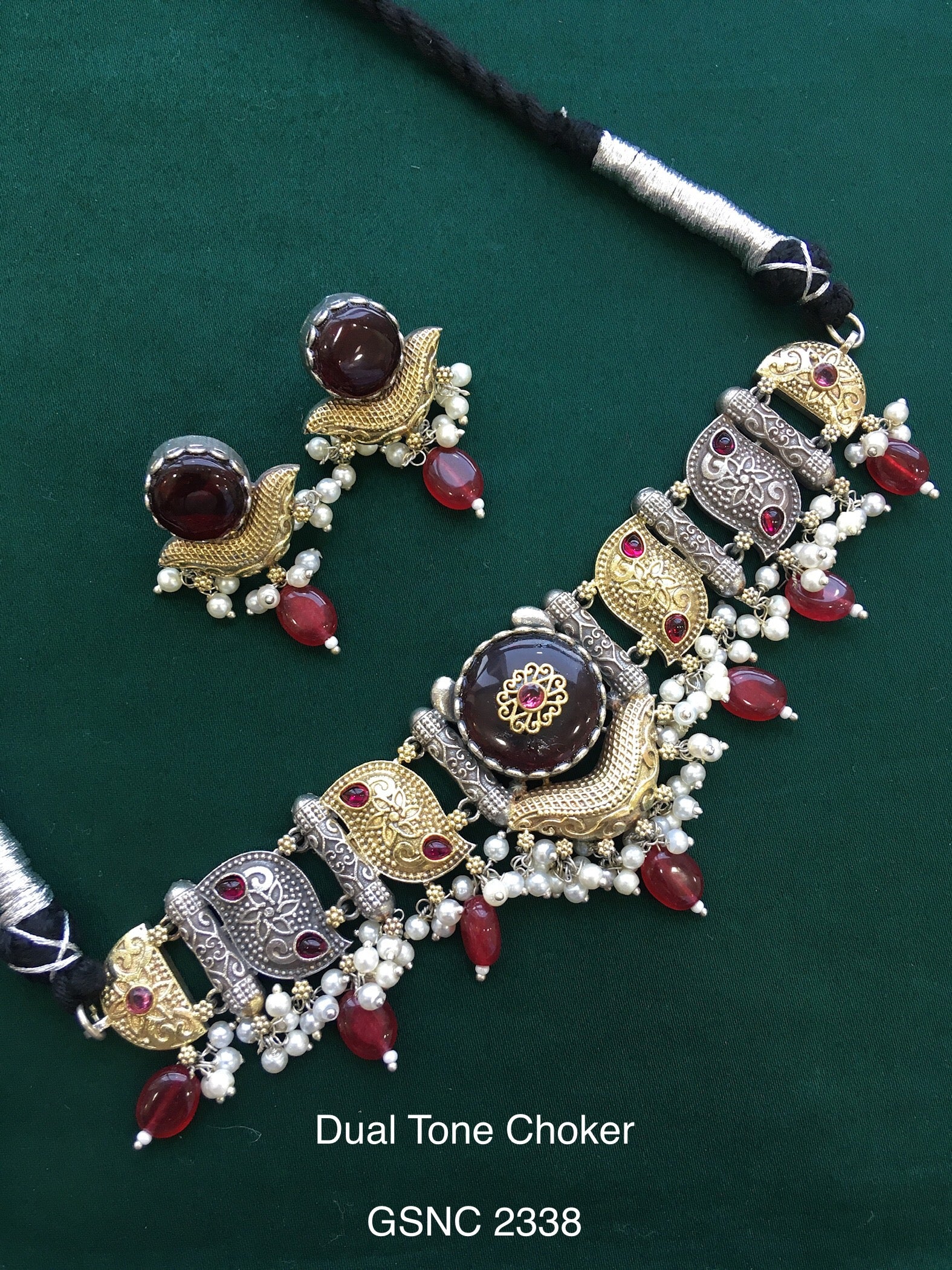 Antique Dual Tone Choker