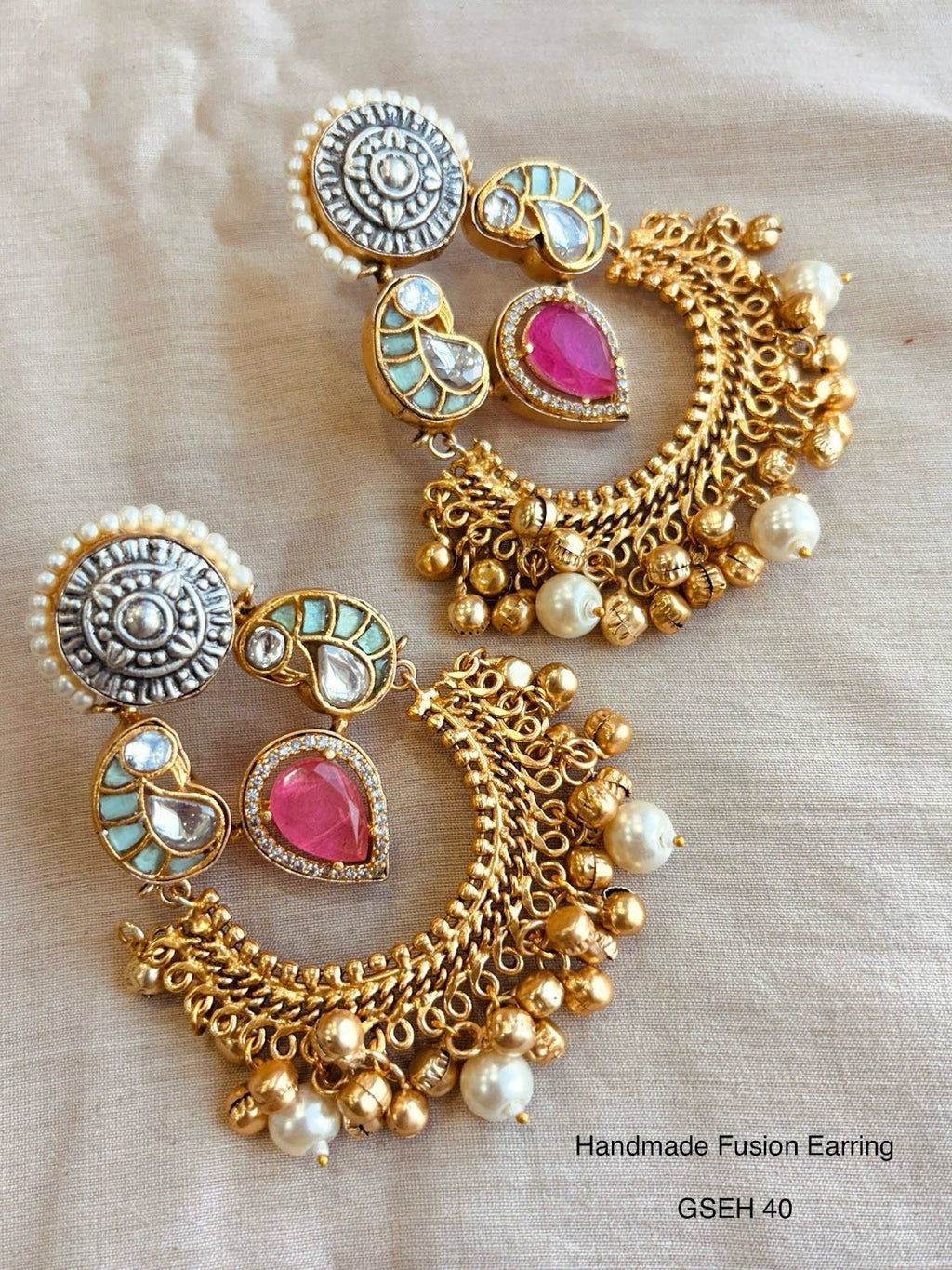 Kashmiri Fusion Earrings