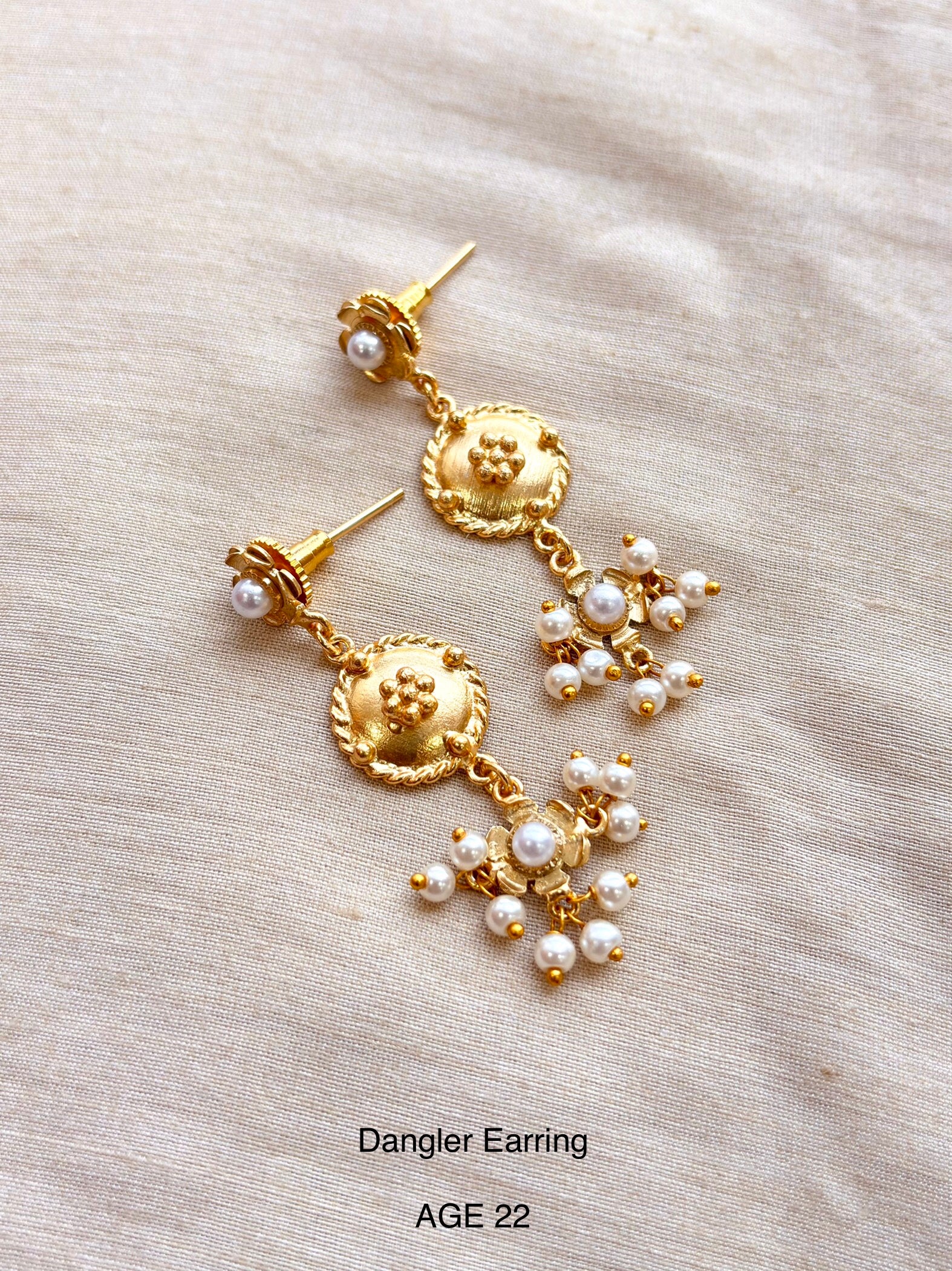 Ethno Gold Earring