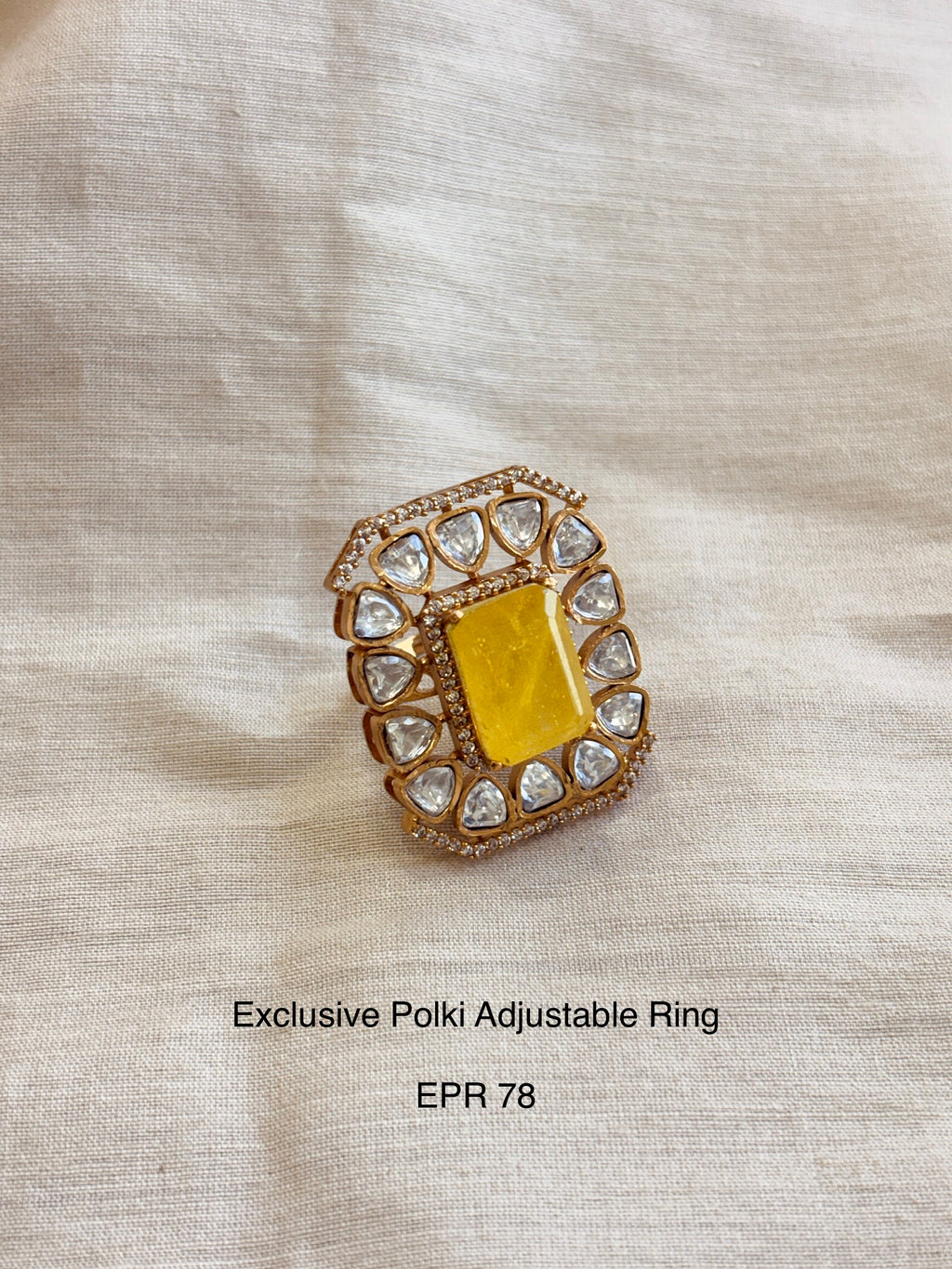 Demi fine moissanite ring