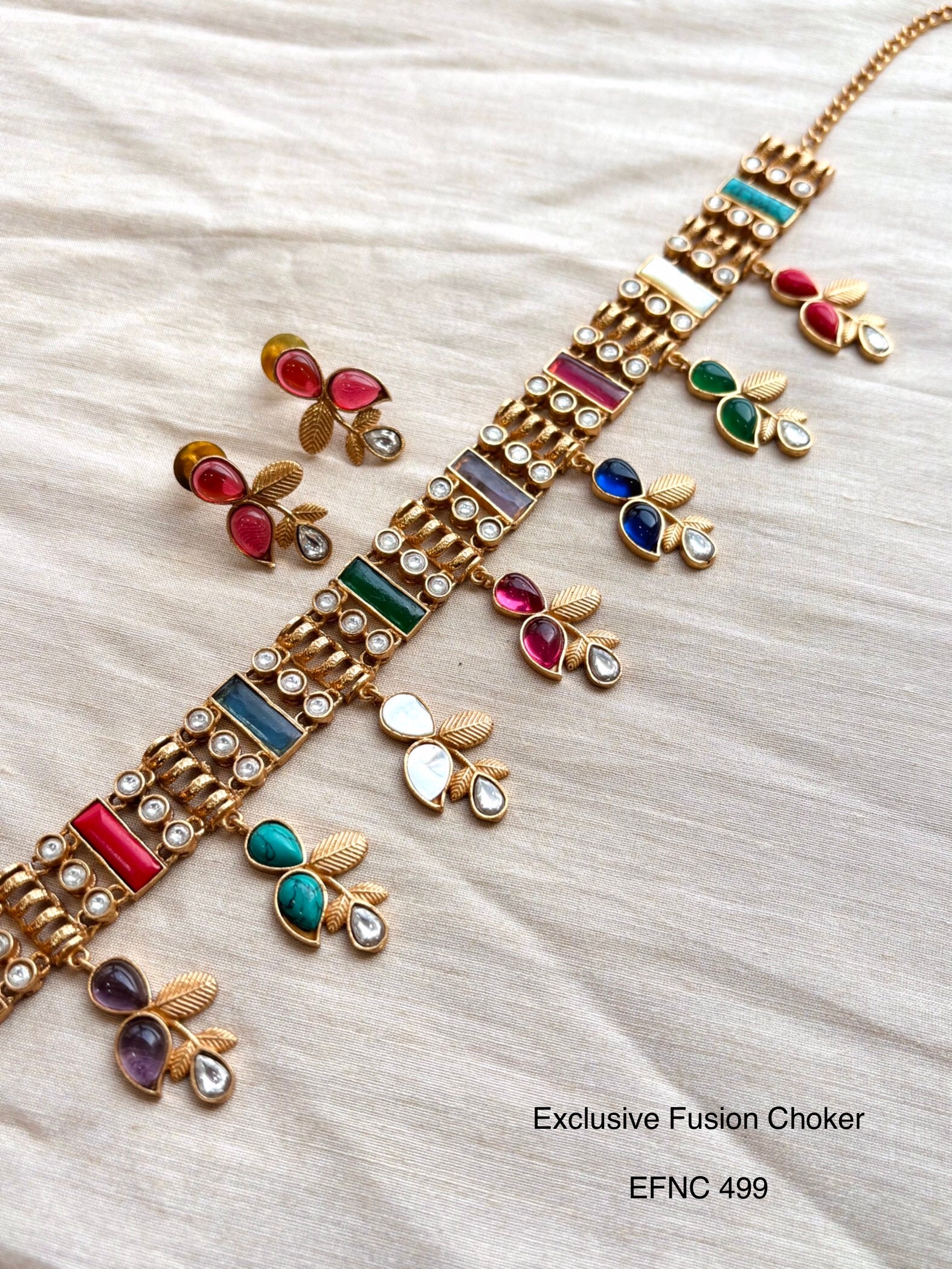 Handcrafted Neo Traditional Jadau Choker