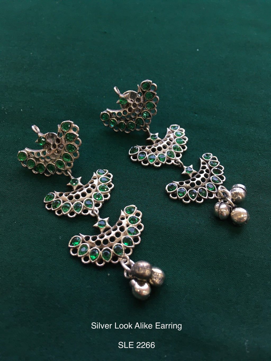 Antique Silver Tone Earring