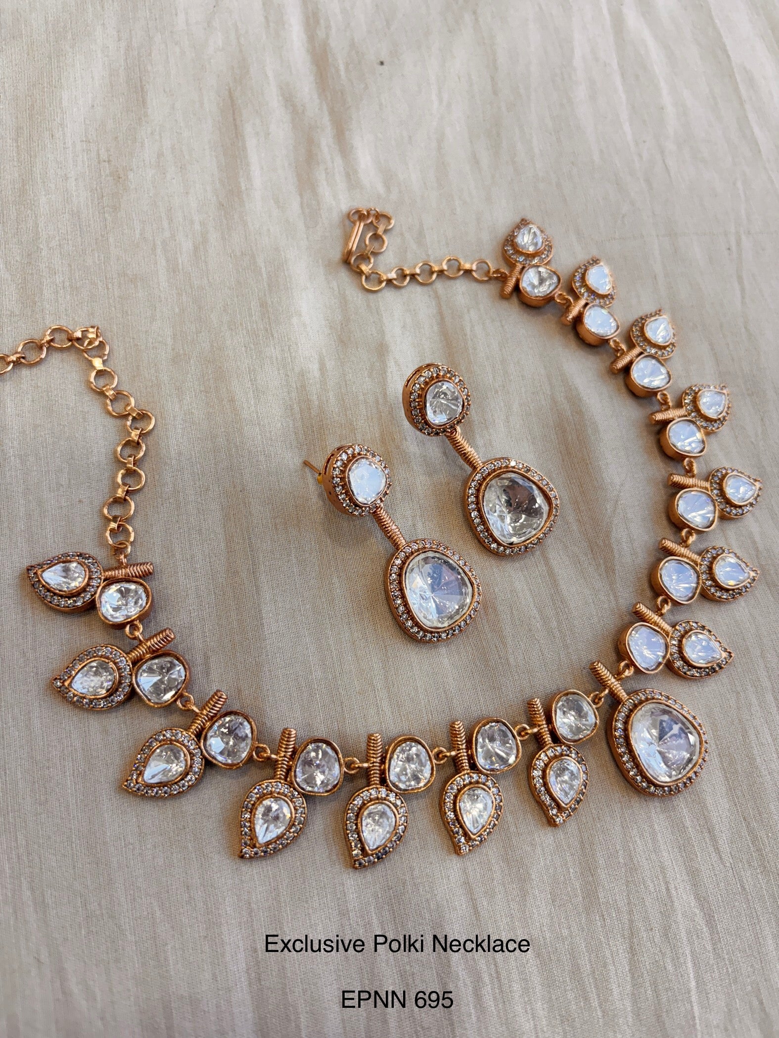 Demi fine Polki Necklace