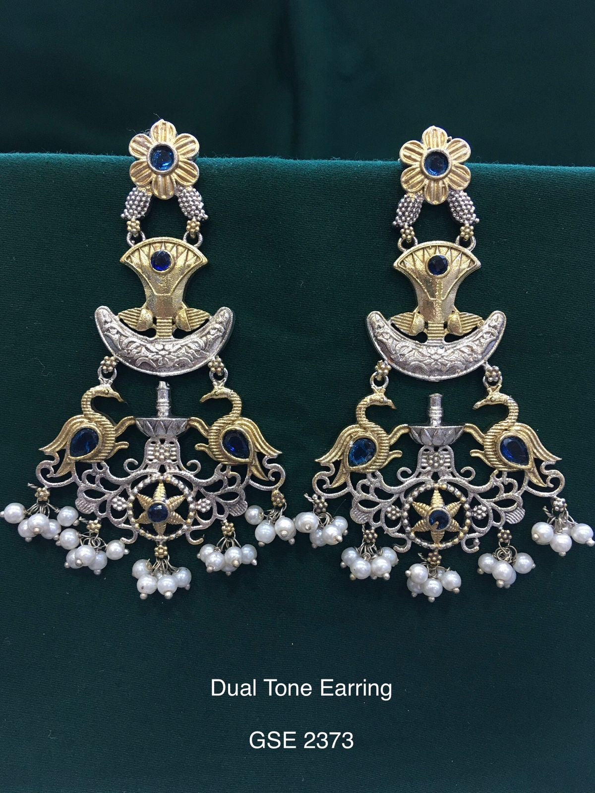 Dual Tone Earrings