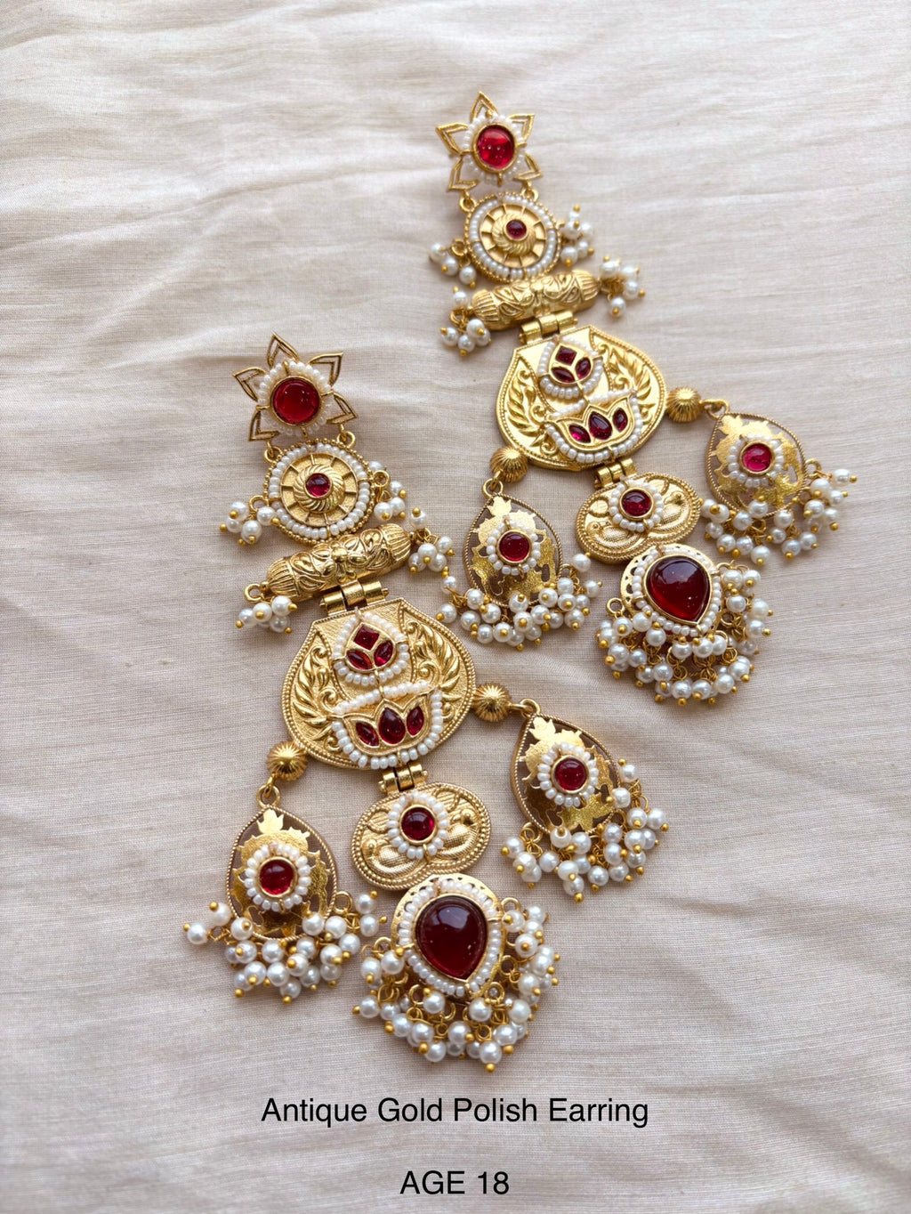 Ethno Gold Earring