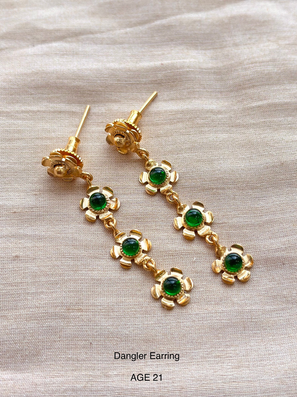 Ethno Gold Earring