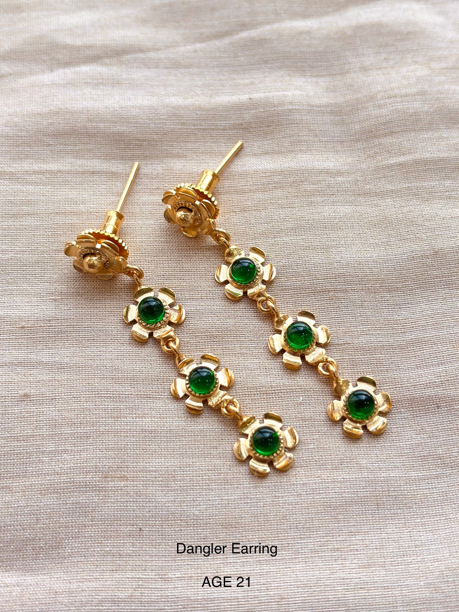 Ethno Gold Earring