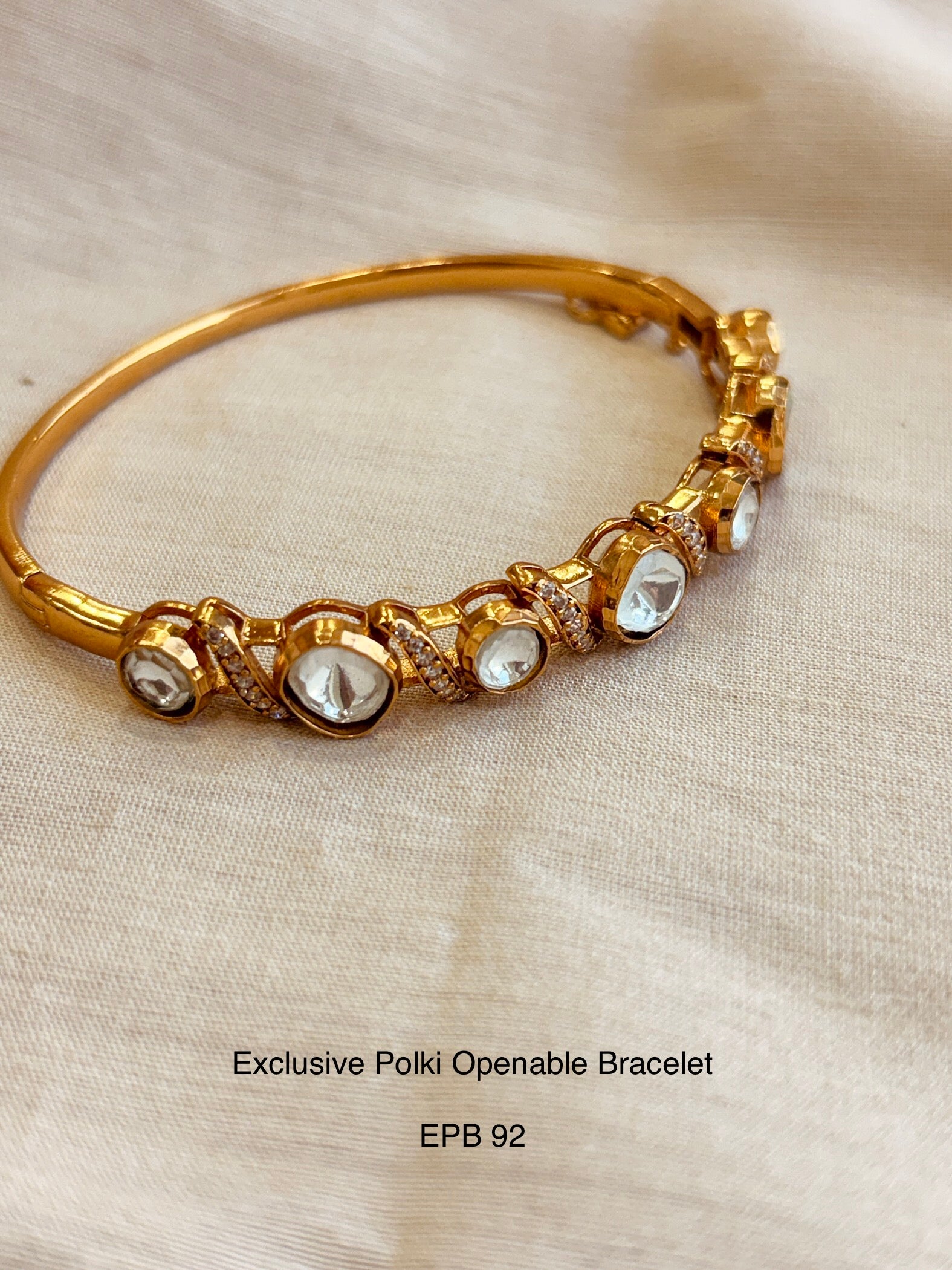 Demi fine moissanite bracelet