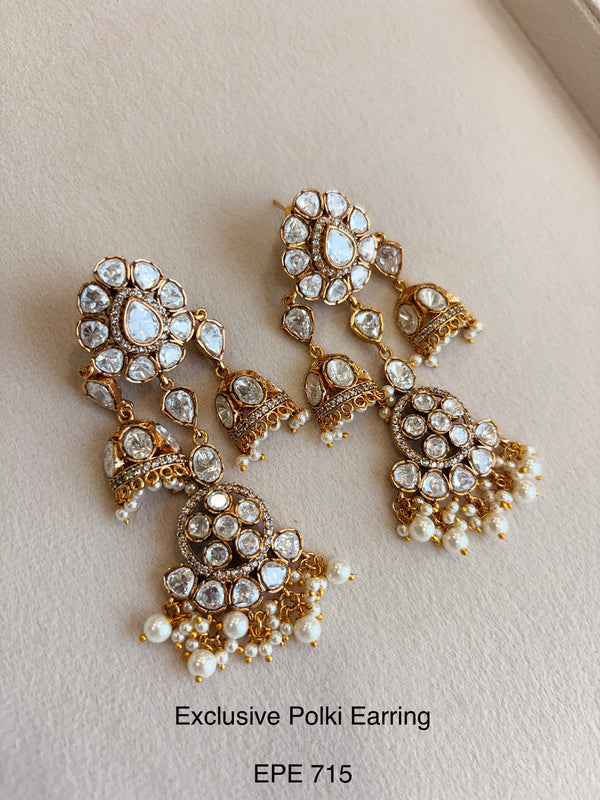 Demi fine moissanite Earring