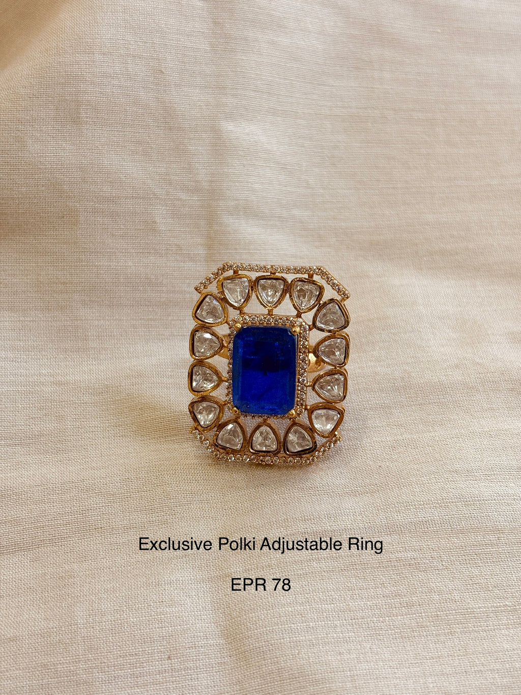 Demi fine moissanite ring