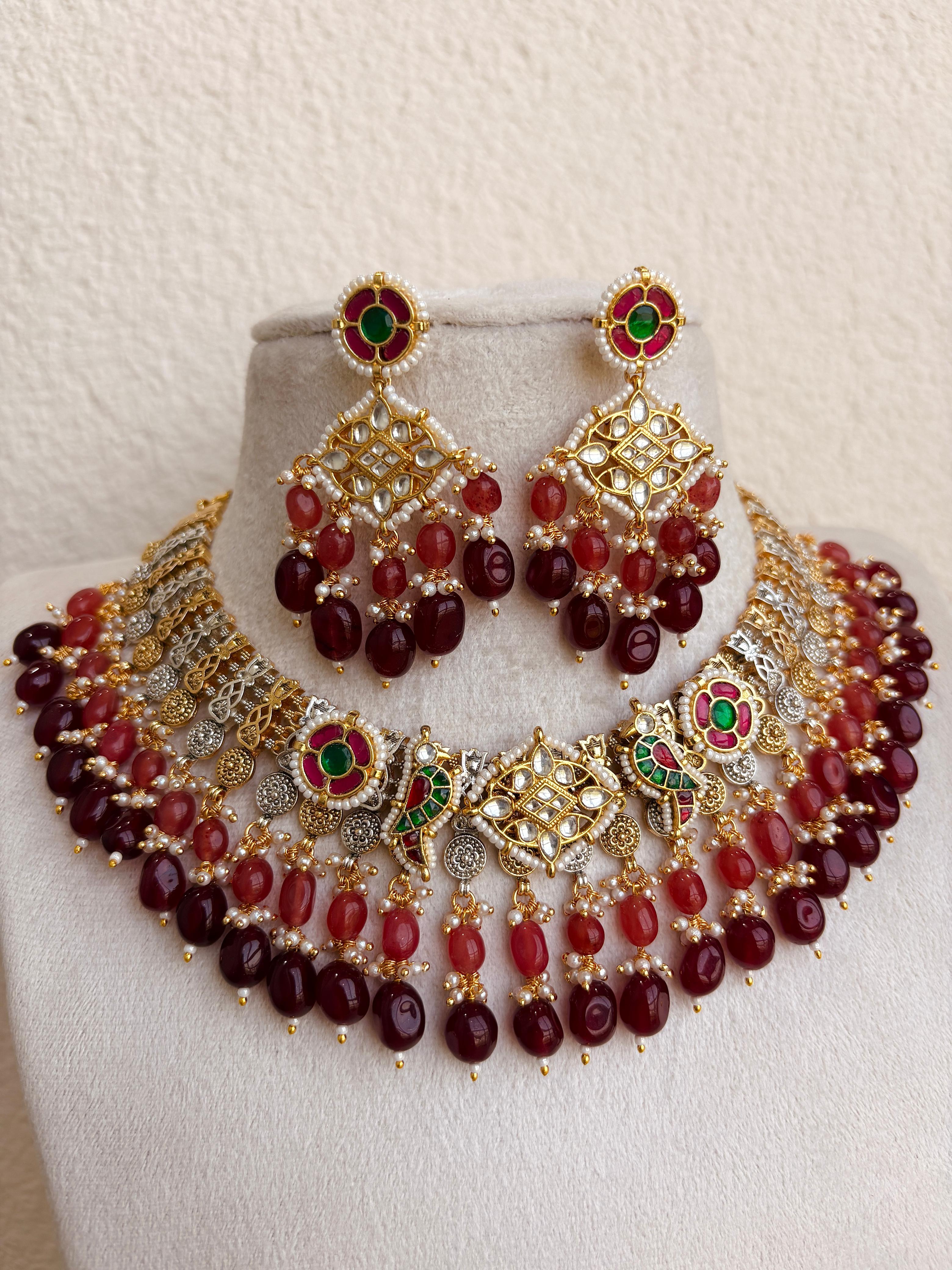Handcrafted Jadau Fusion Necklace