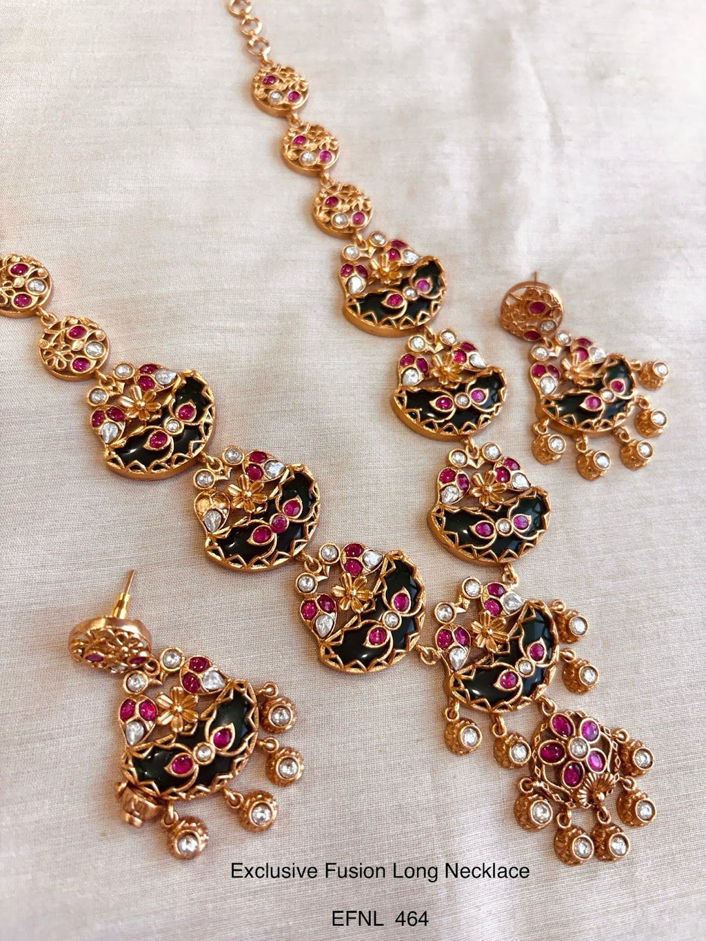 Inkari Polki Long Necklace