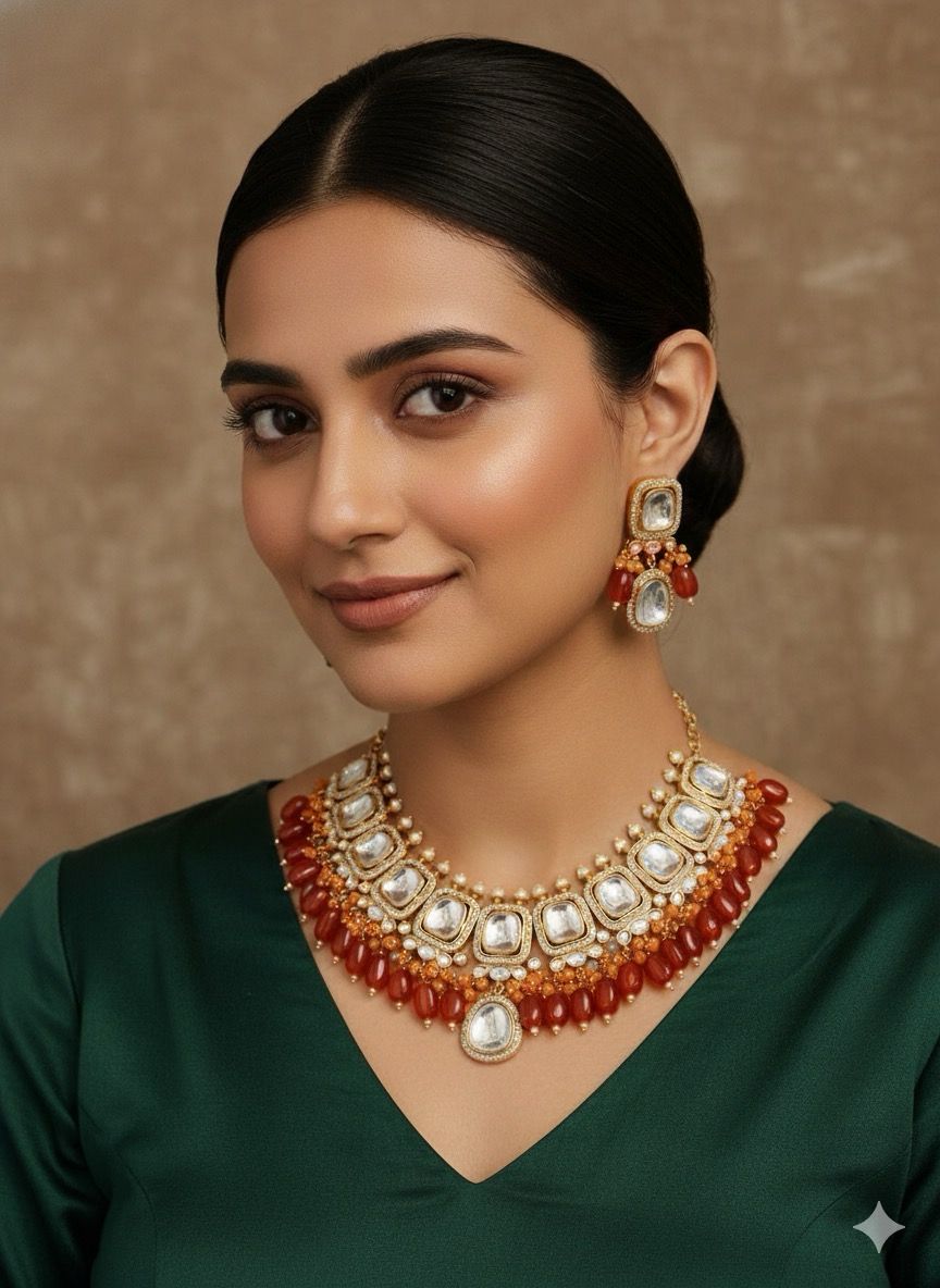 Demi Fine Polki Necklace