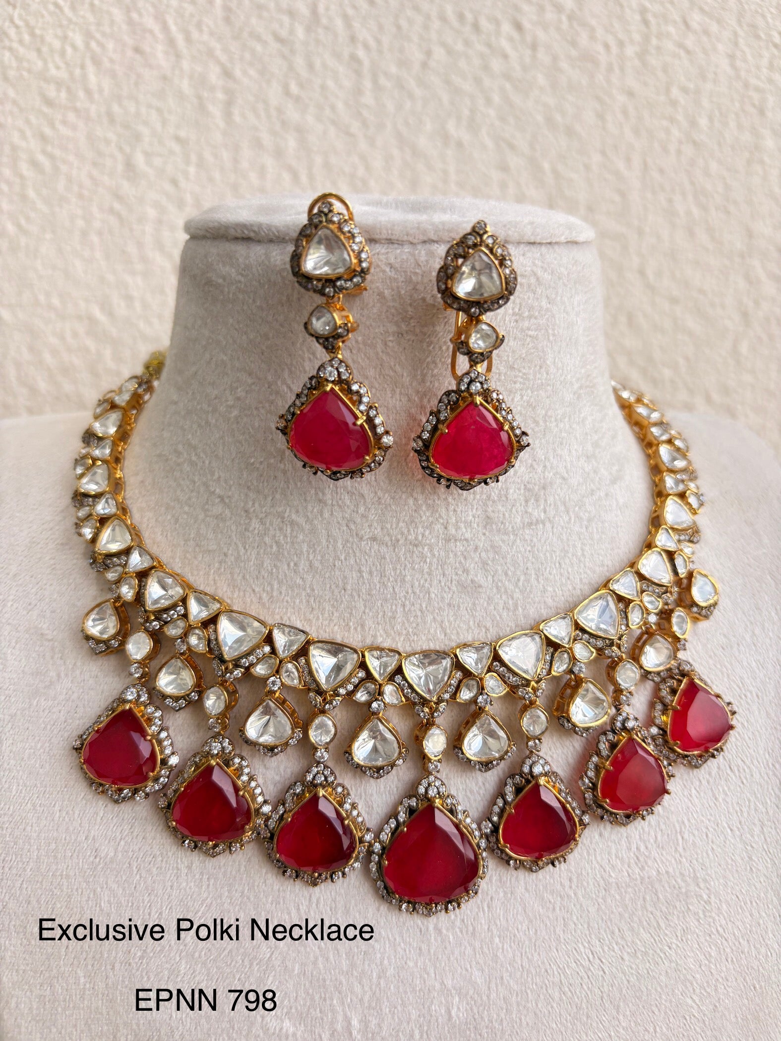 Demi Fine Moisannites And Doblet Necklace