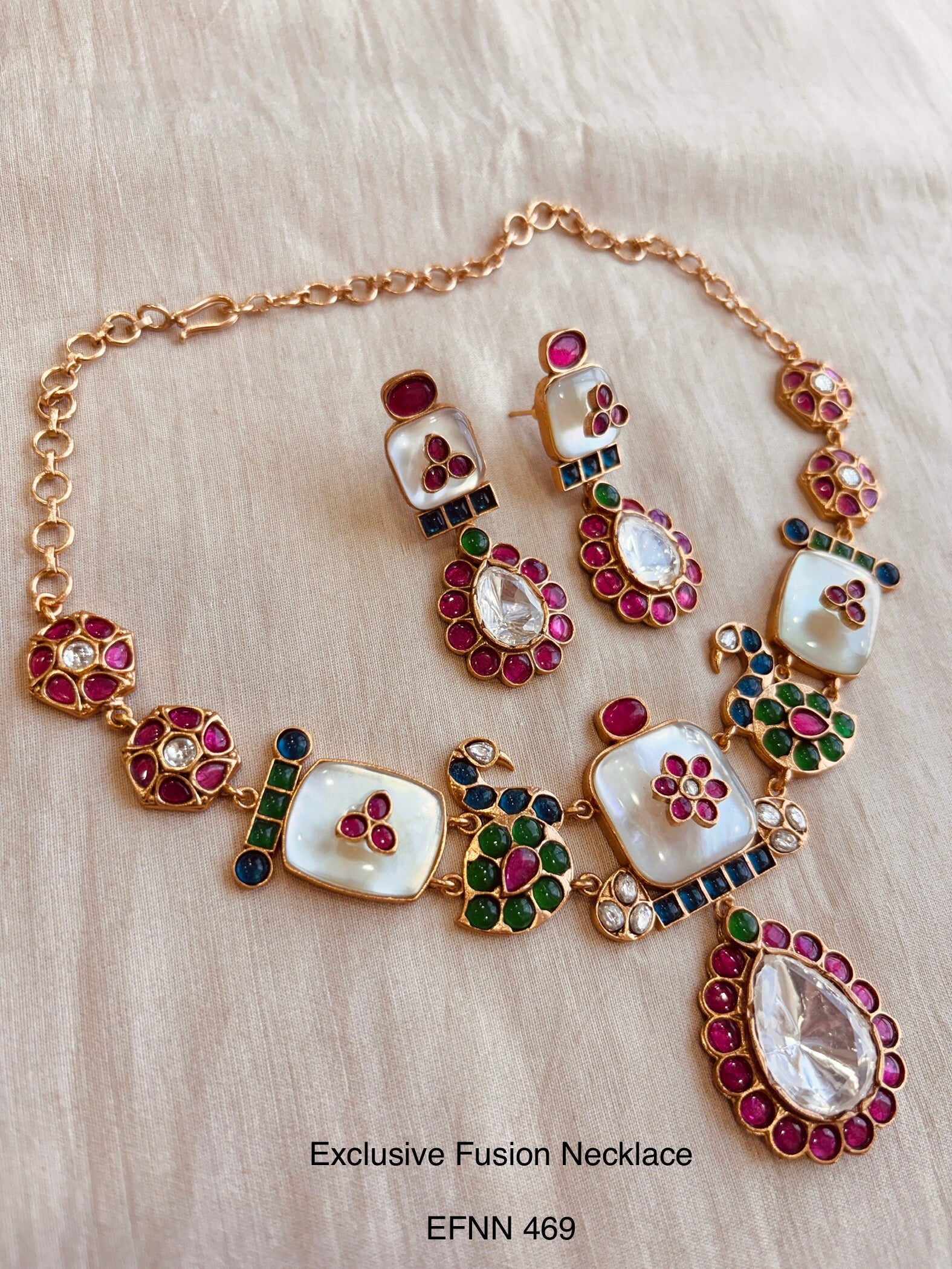 Inkari Polki necklace