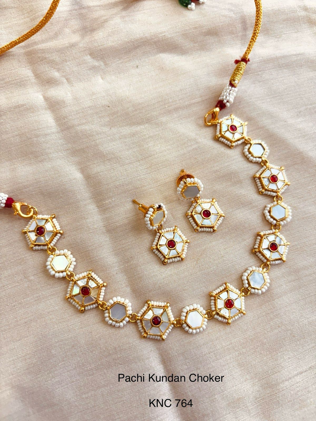 Indo Contemporary Kundan Necklace