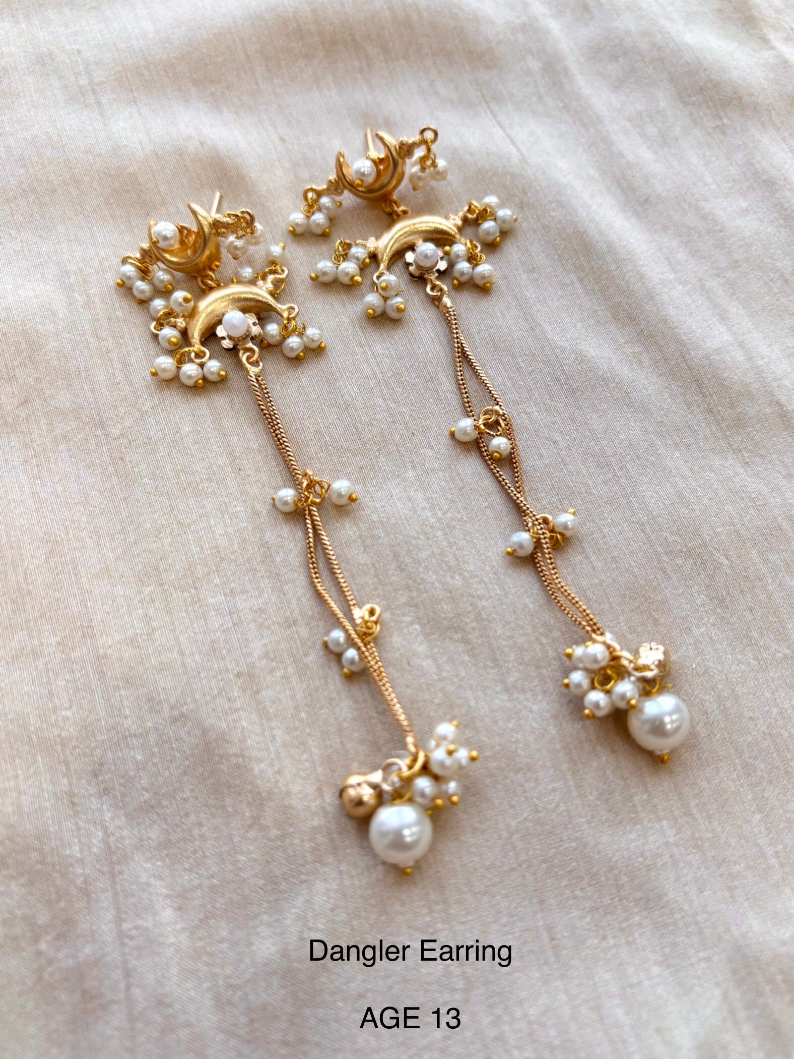 Ethno Gold Earring