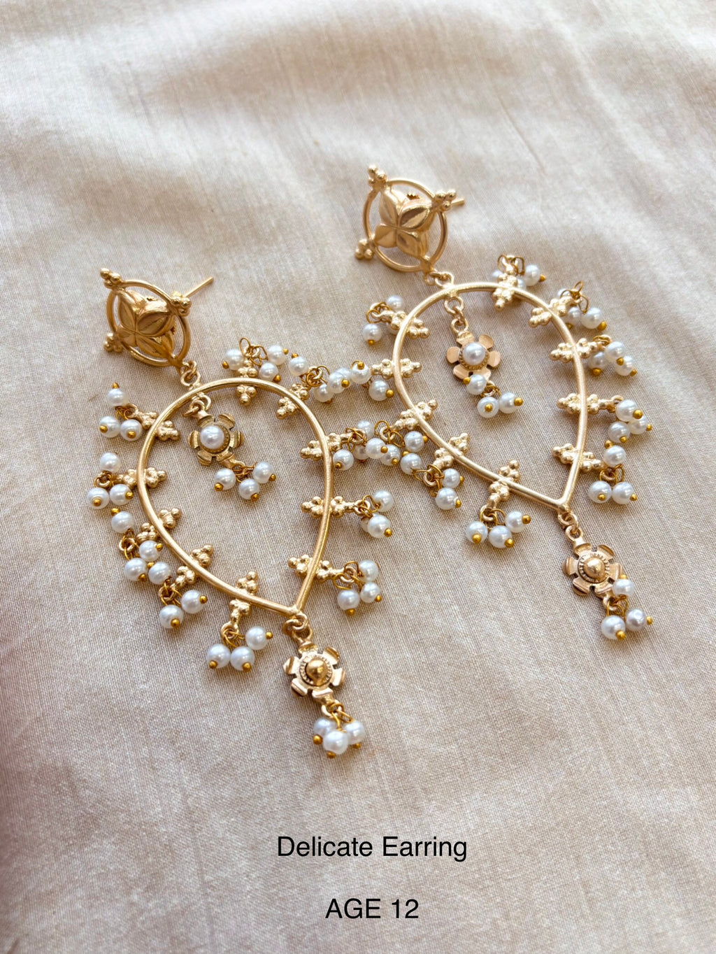 Ethno Gold Earring