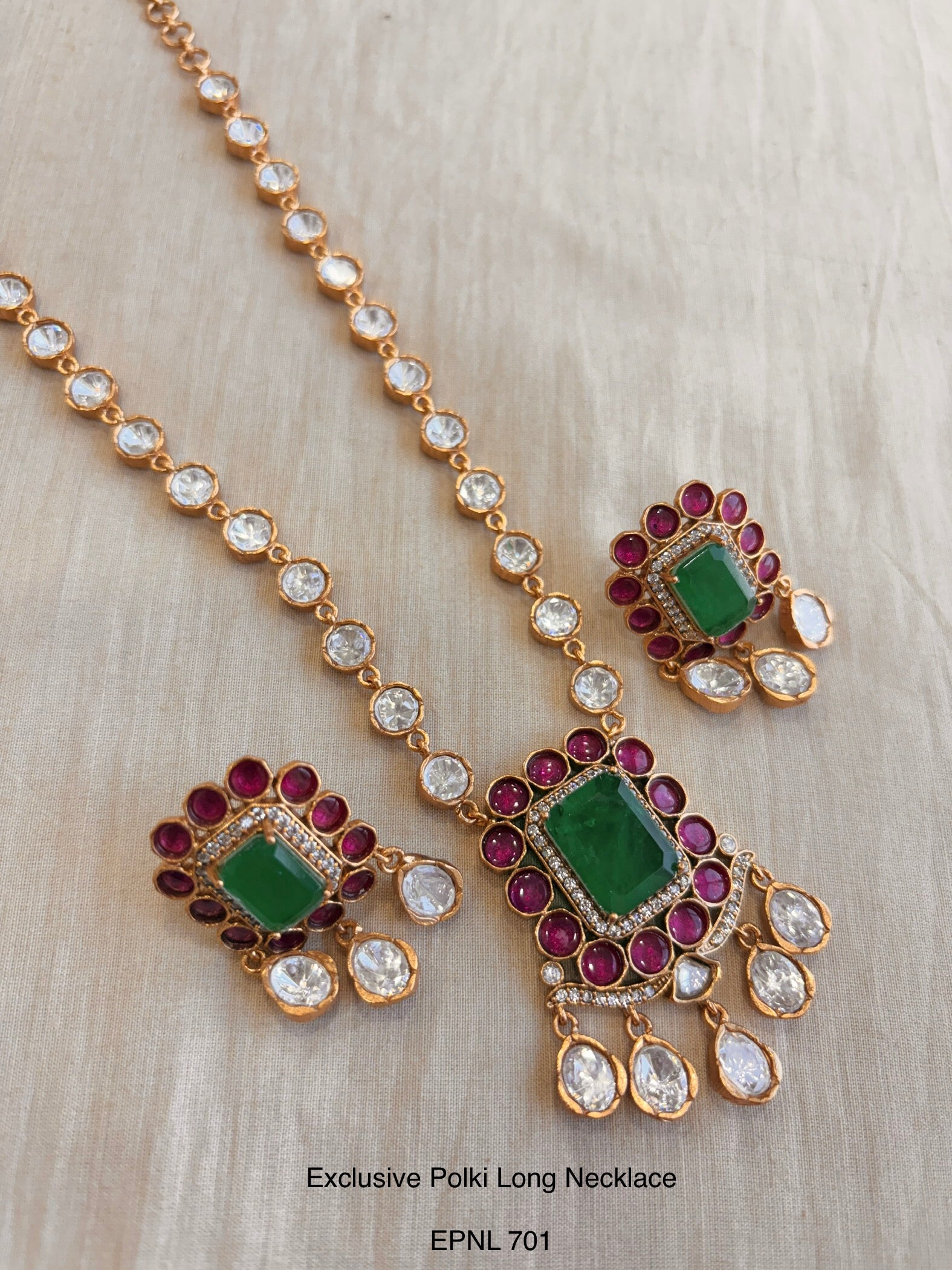 Demi Fine Doublet Long Necklace