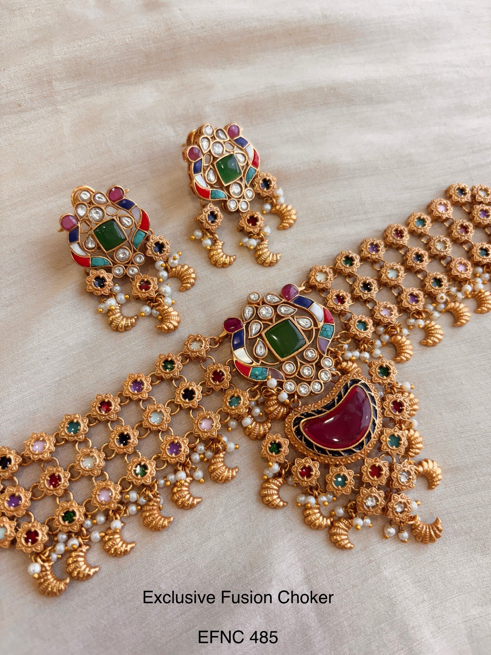 Handcrafted Neo Traditional Jadau Choker