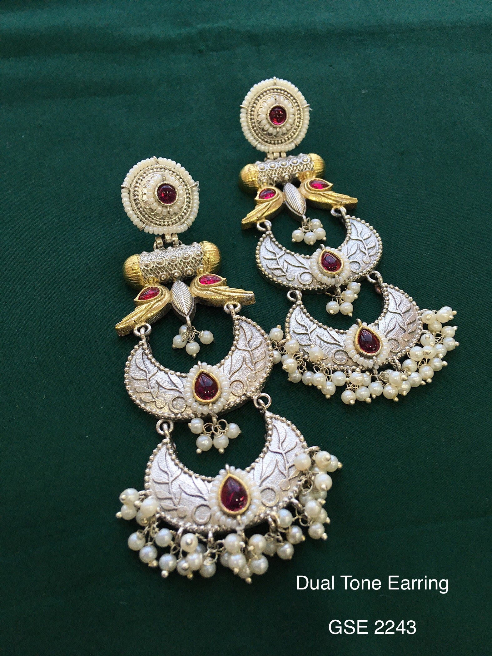 Dual Tone Earring