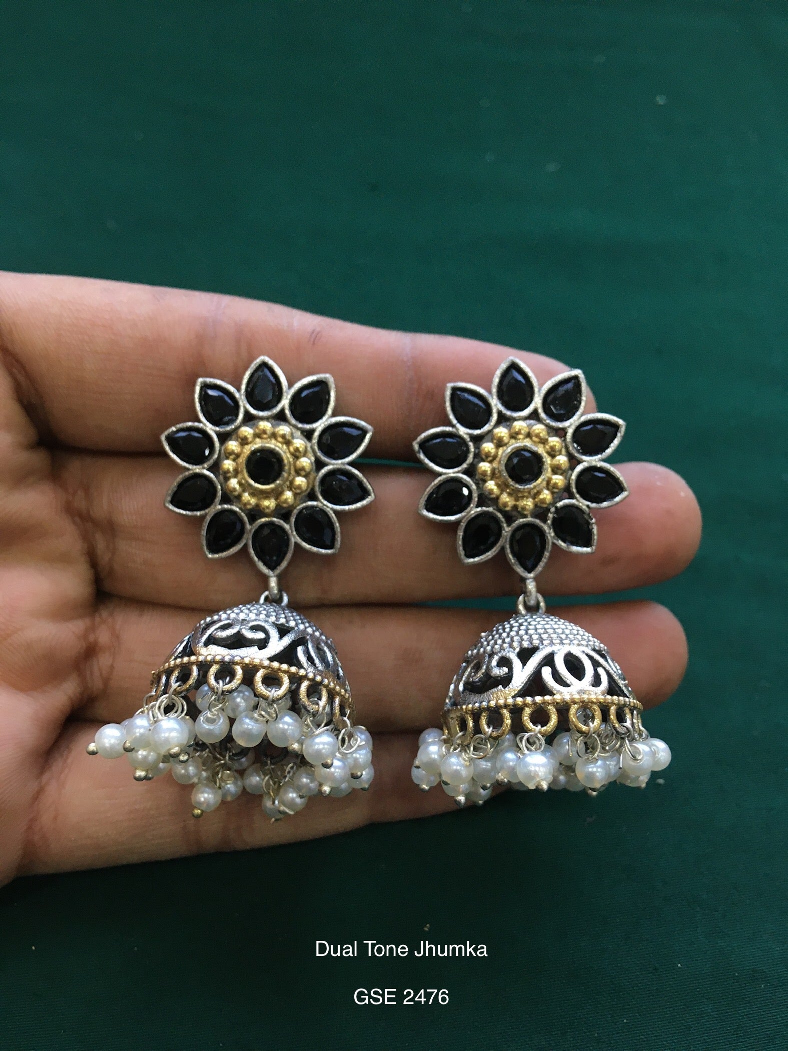 Antique Dual Tone Jhumka