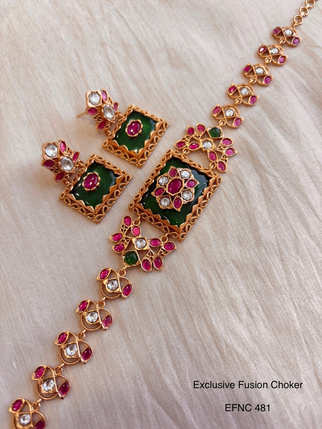 Neo Traditional Polki Choker