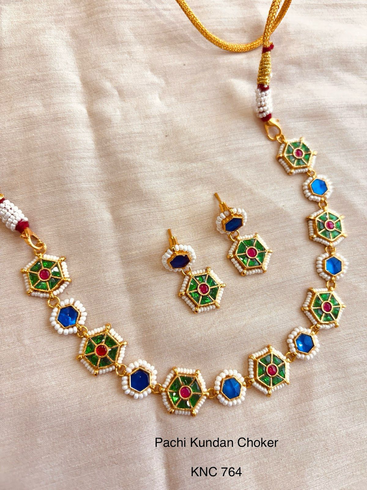 Indo Contemporary Kundan Necklace