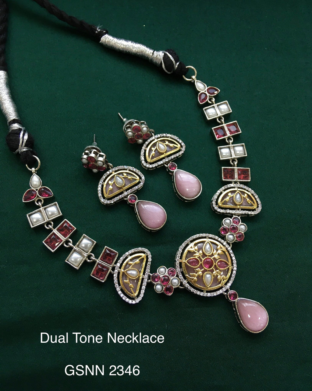 Antique Dual Tone Necklace