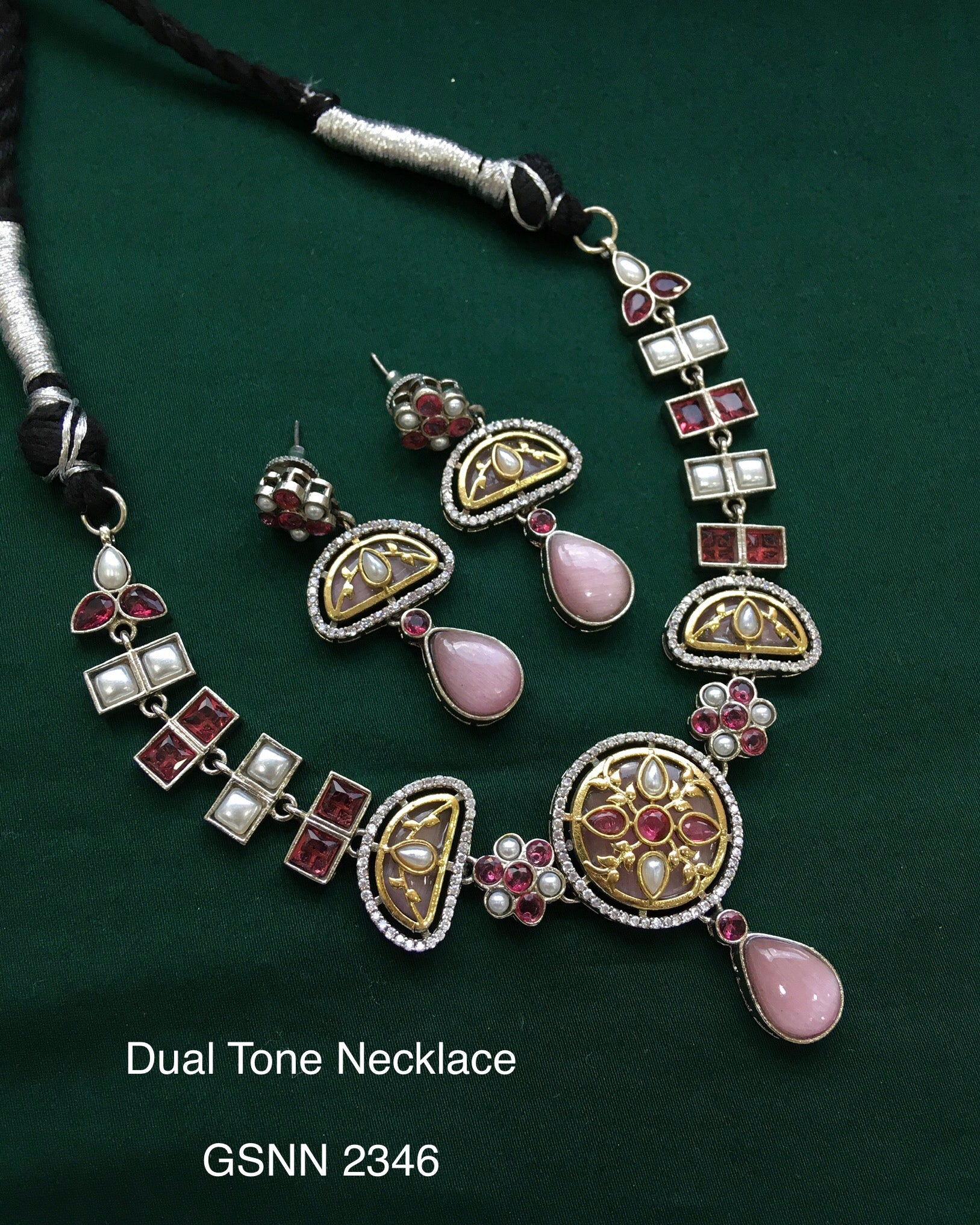 Antique Dual Tone Necklace