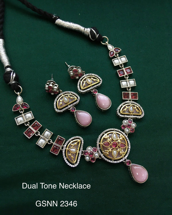 Antique Dual Tone Necklace