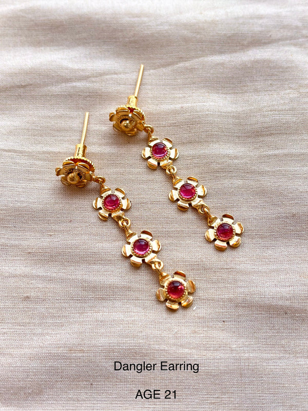 Ethno Gold Earring
